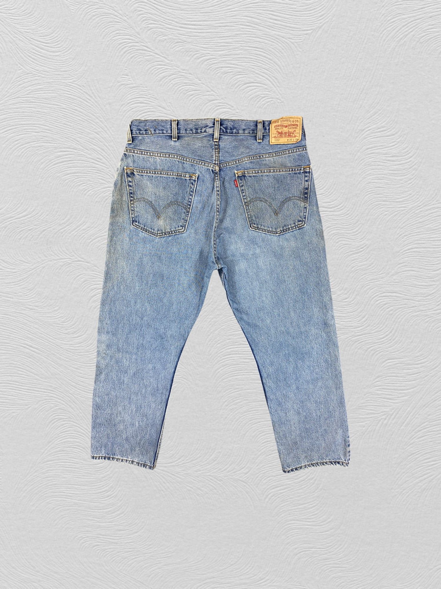 Levi's Dirty Blue Vintage Levi's 505 Jeans 38x28.5 Denim -JN2180 Size US 38 / EU 54 - 2 Thumbnail