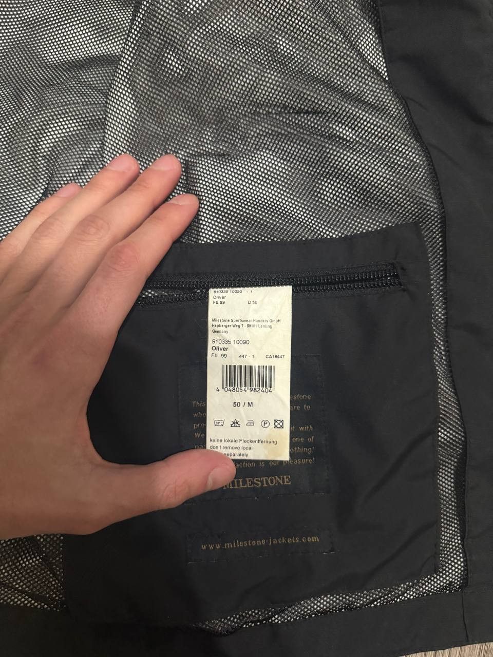 Milestone milestone jacket mens size m black outdoor Size US M / EU 48-50 / 2 - 10 Thumbnail