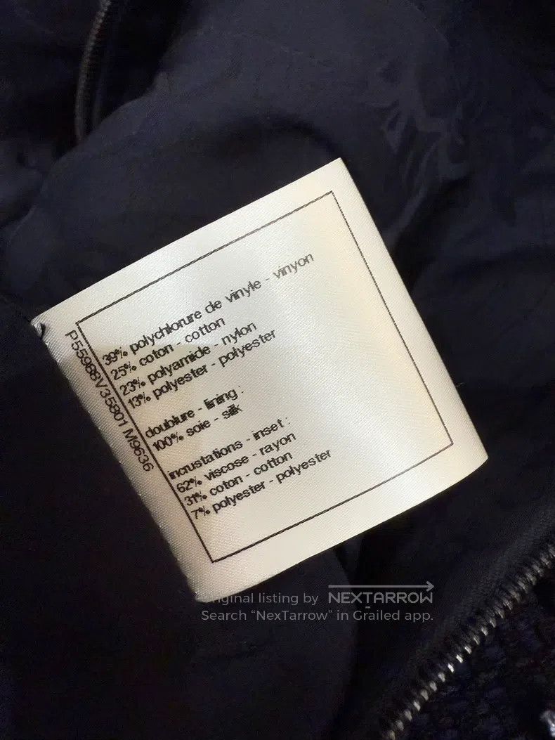 Chanel Chanel 17-year-old dark blue studded coat Size XS / US 0-2 / IT 36-38 - 7 Thumbnail