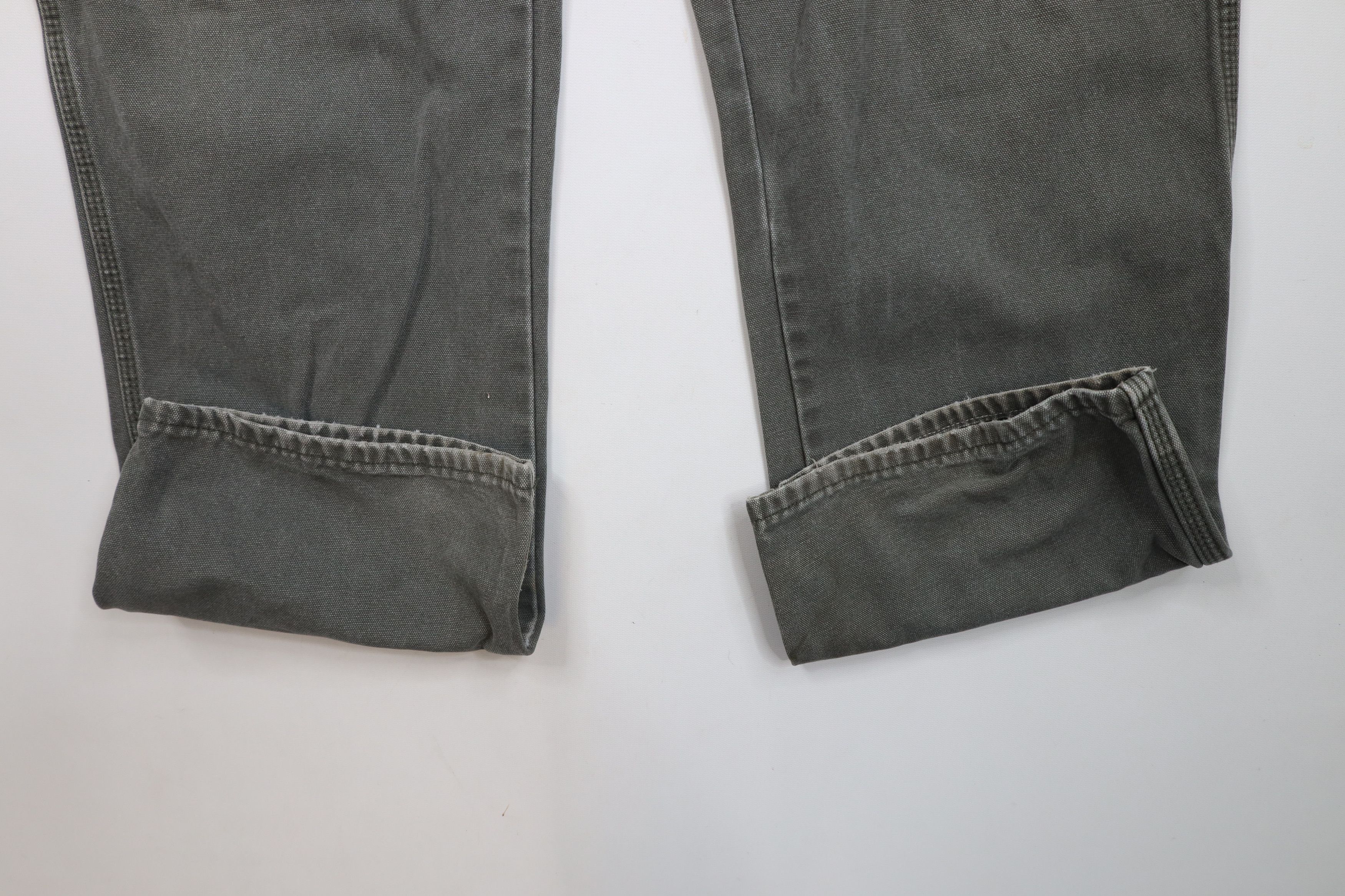 Dickies × Vintage Vintage Dickies Relaxed Wide Leg Dungaree Pants Green Canvas Size US 38 / EU 54 - 5 Thumbnail