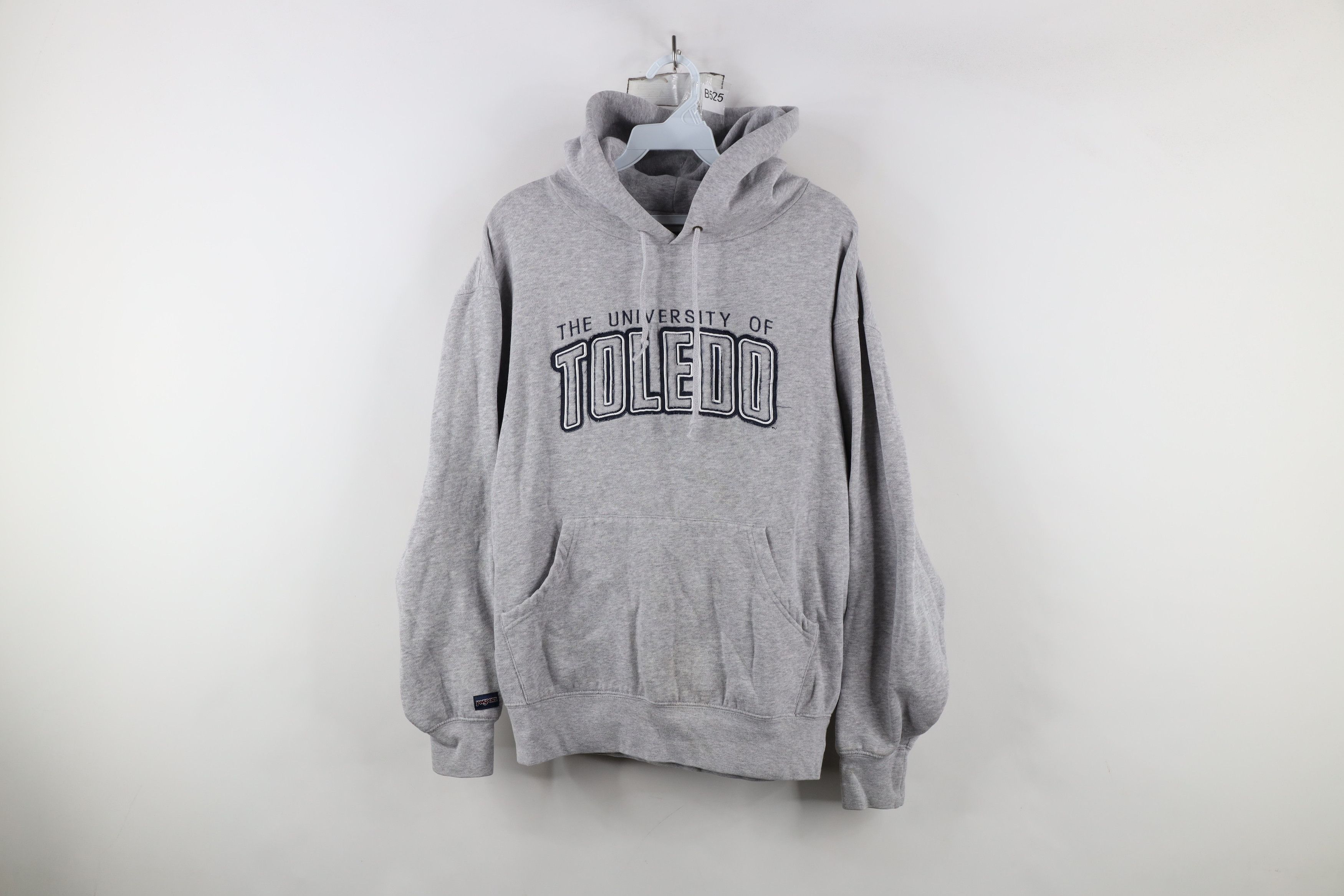 Vintage Vintage 90s University of Toledo Hoodie Sweatshirt Gray Size M / US 6-8 / IT 42-44 - 1 Thumbnail