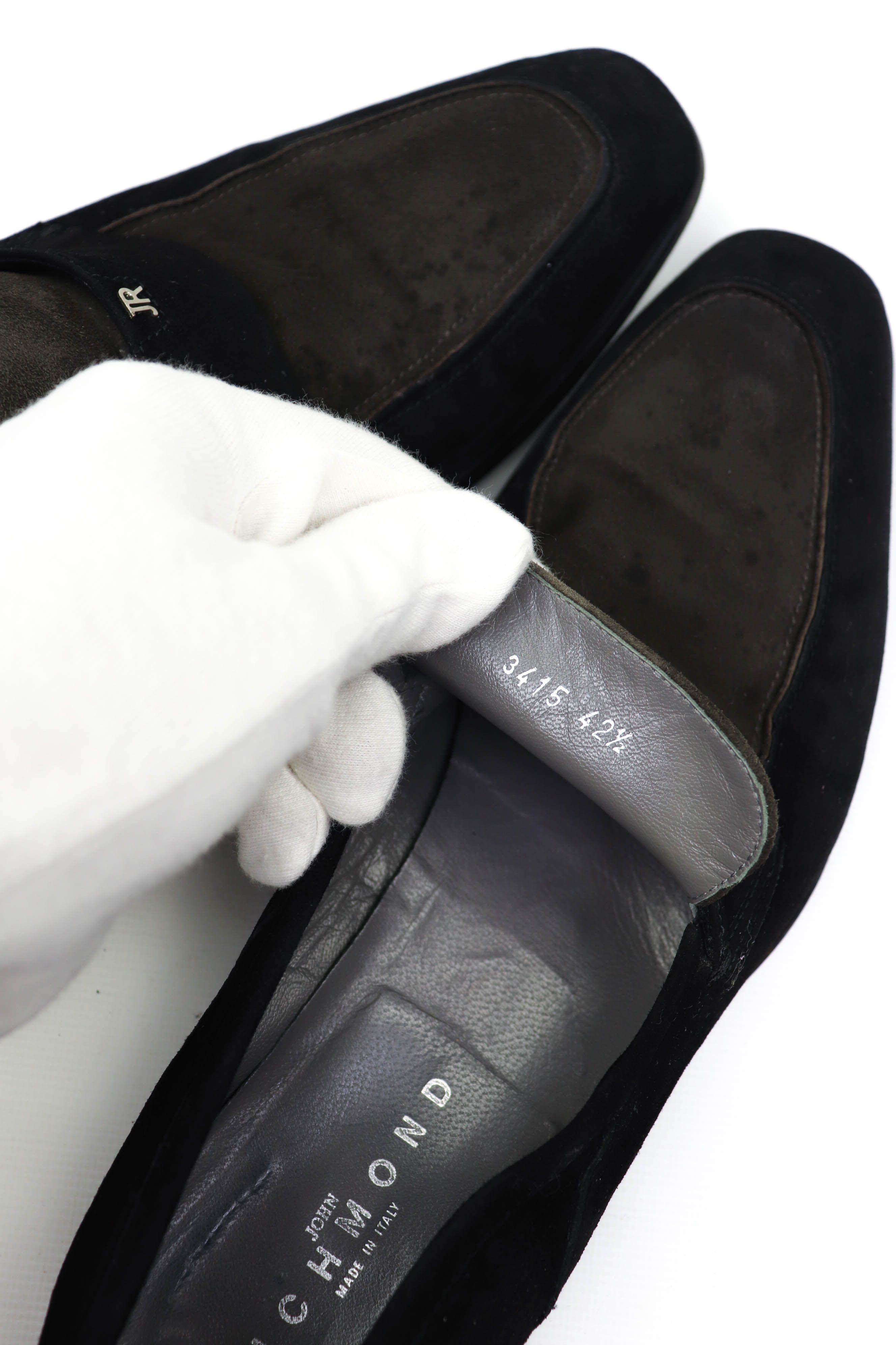 John Richmond Vintage John Richmond Black Suede Leather Loafers Shoes Size US 9.5 / EU 42-43 - 8 Thumbnail