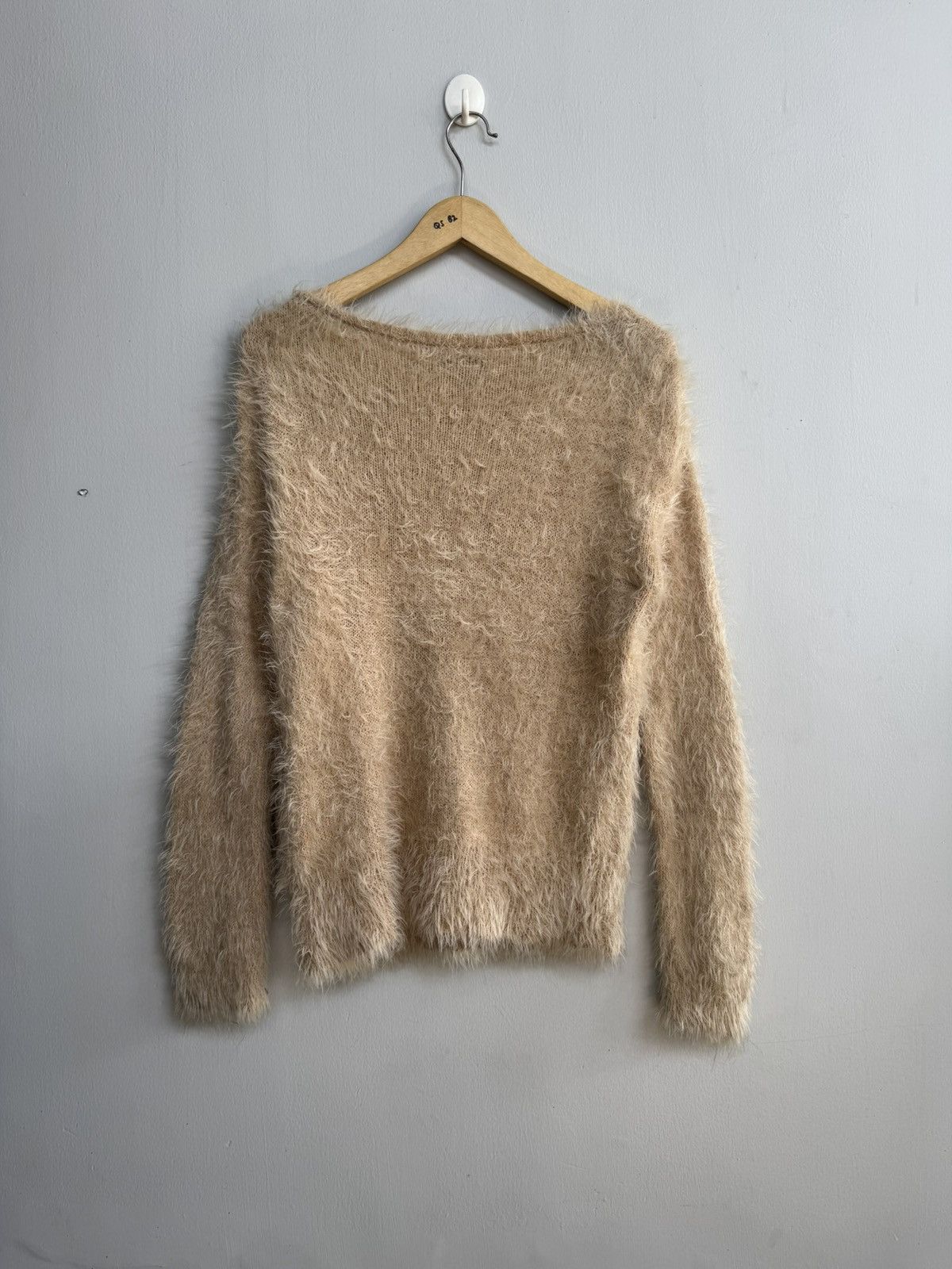 Japanese Brand FUZZY V NECK BY RAF RAF LONGSLEEVE SWEATER Size M / US 6-8 / IT 42-44 - 4 Thumbnail