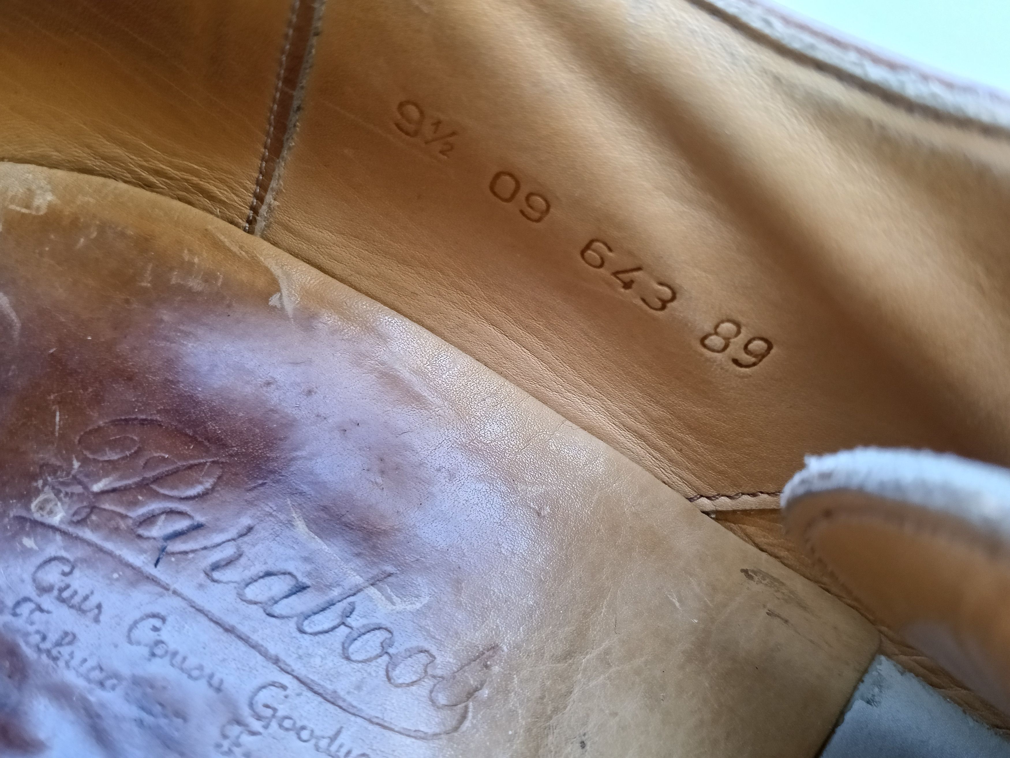 Paraboot Paraboot vintage Cape toe mens leather shoes Size US 9.5 / EU 42-43 - 11 Thumbnail