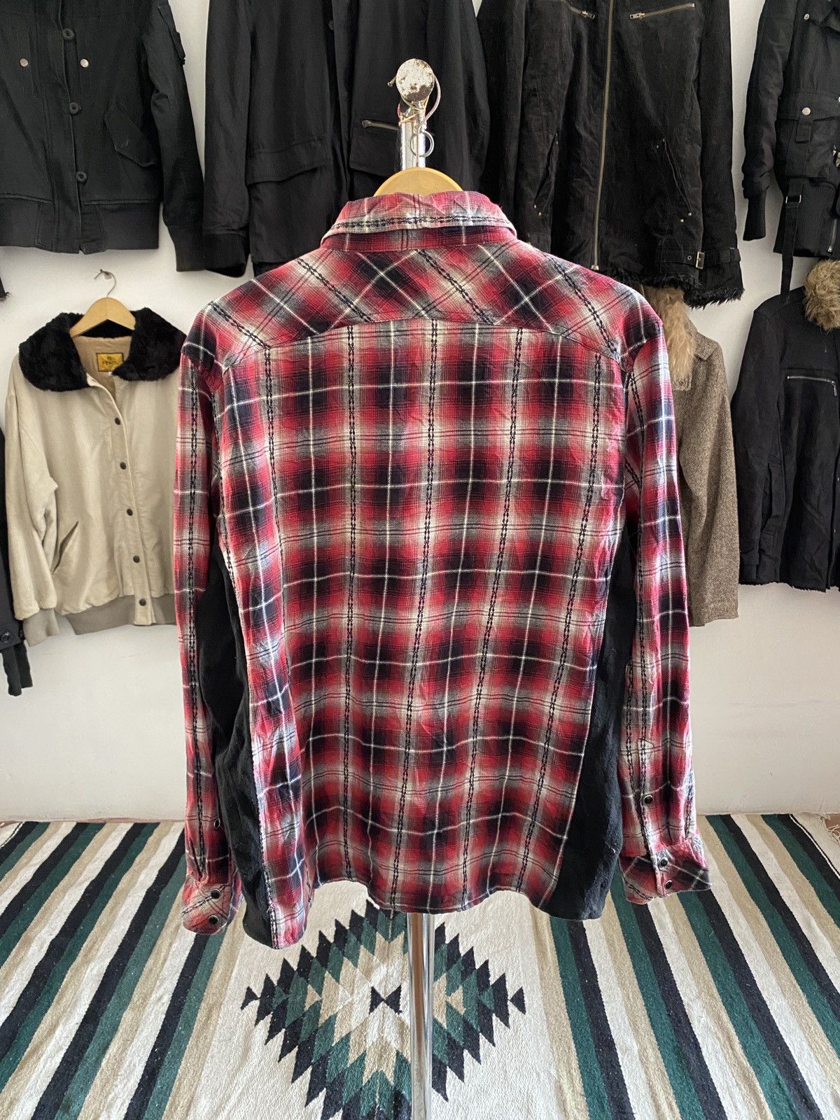 Japanese Brand Japanese Brand Thruxton Plaid Tartan Flannel Shirt Size US L / EU 52-54 / 3 - 13 Thumbnail