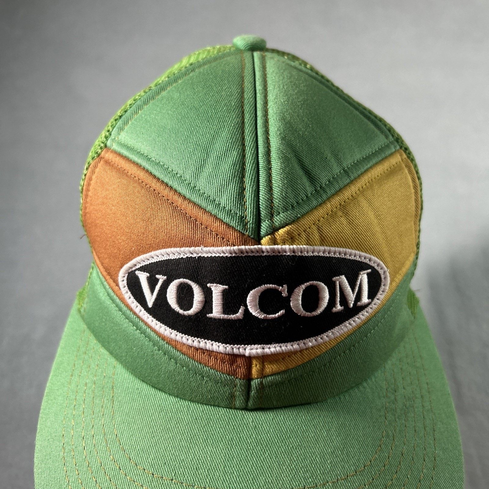 Volcom Volcom 6 Panel Mesh Trucker Hat Mens Snap Retro Granola VTG Size ONE SIZE - 7 Thumbnail