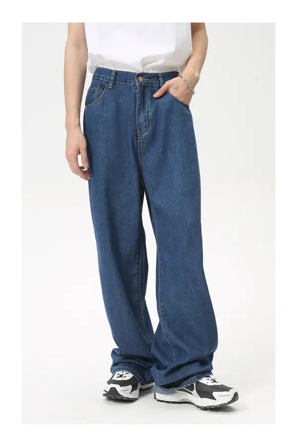 Japanese Brand Atsuko x Chie Loose straight elastic waist casual jeans Size US 32 / EU 48 - 6 Thumbnail