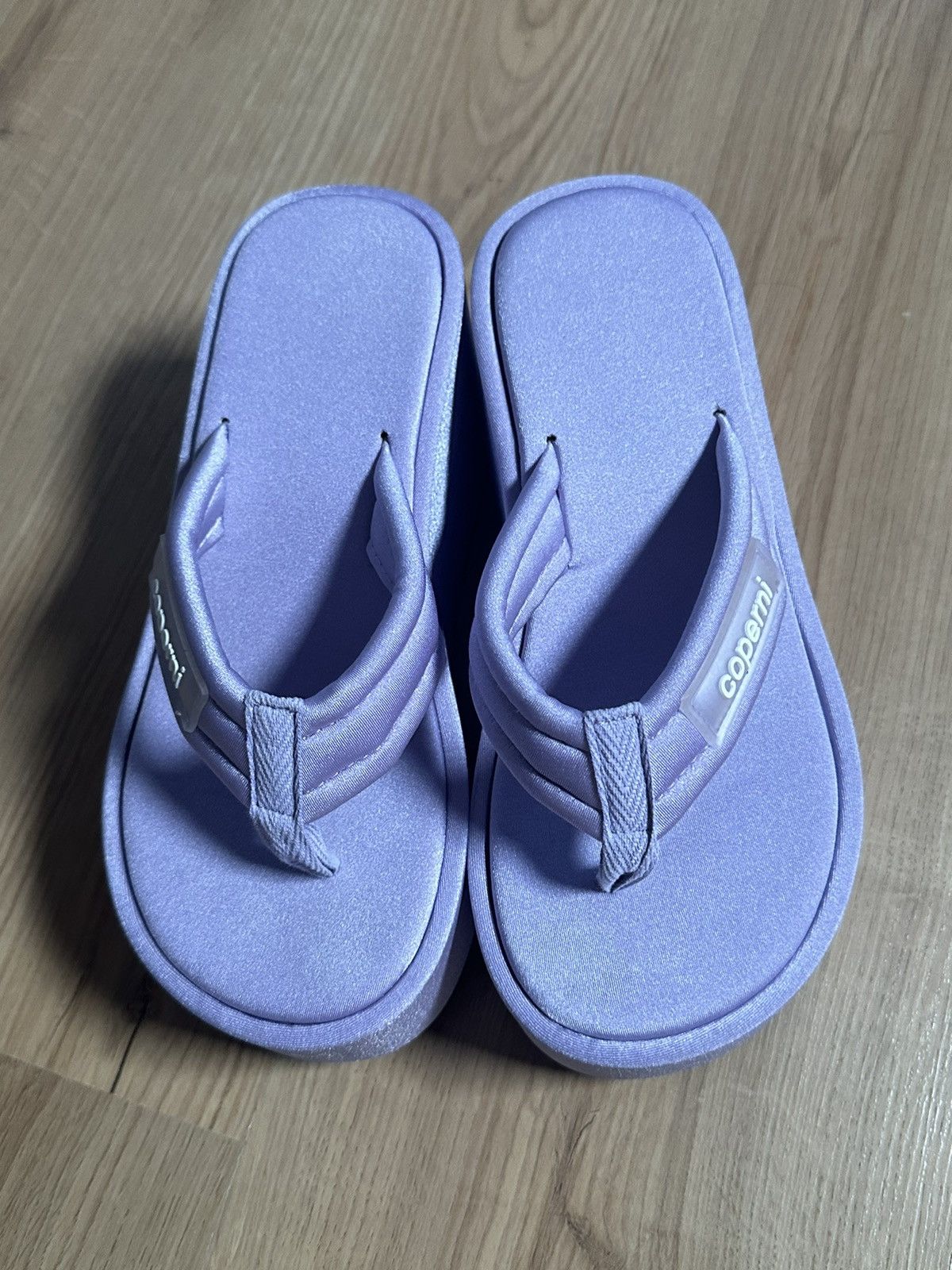 Coperni Coperni Logo Patch Thong-strap wedge sandals Size US 6 / IT 36 - 5 Thumbnail
