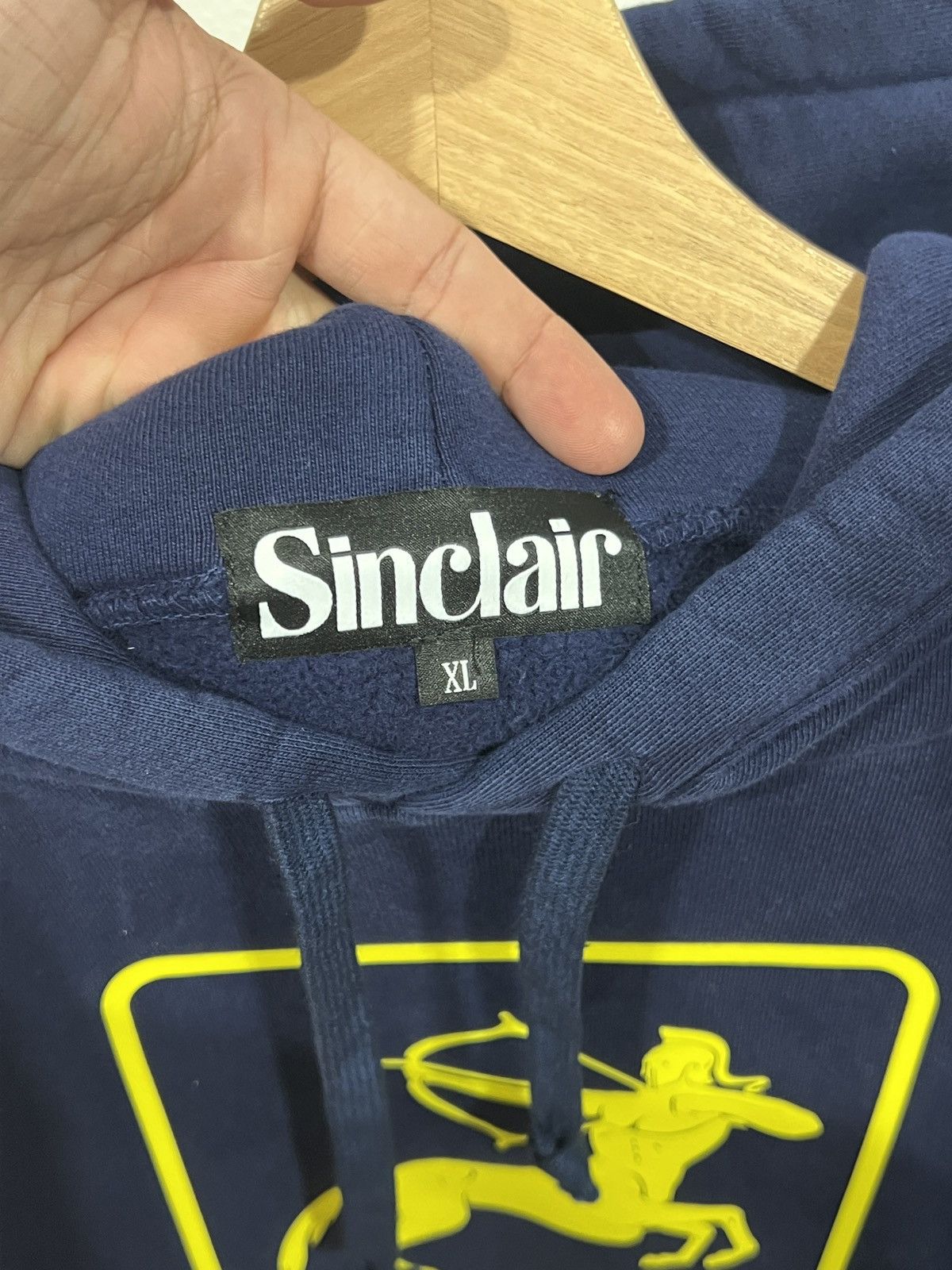 Sinclair Global Sinclair Horse Hoodie Blue/Yellow Size US XL / EU 56 / 4 - 3 Thumbnail