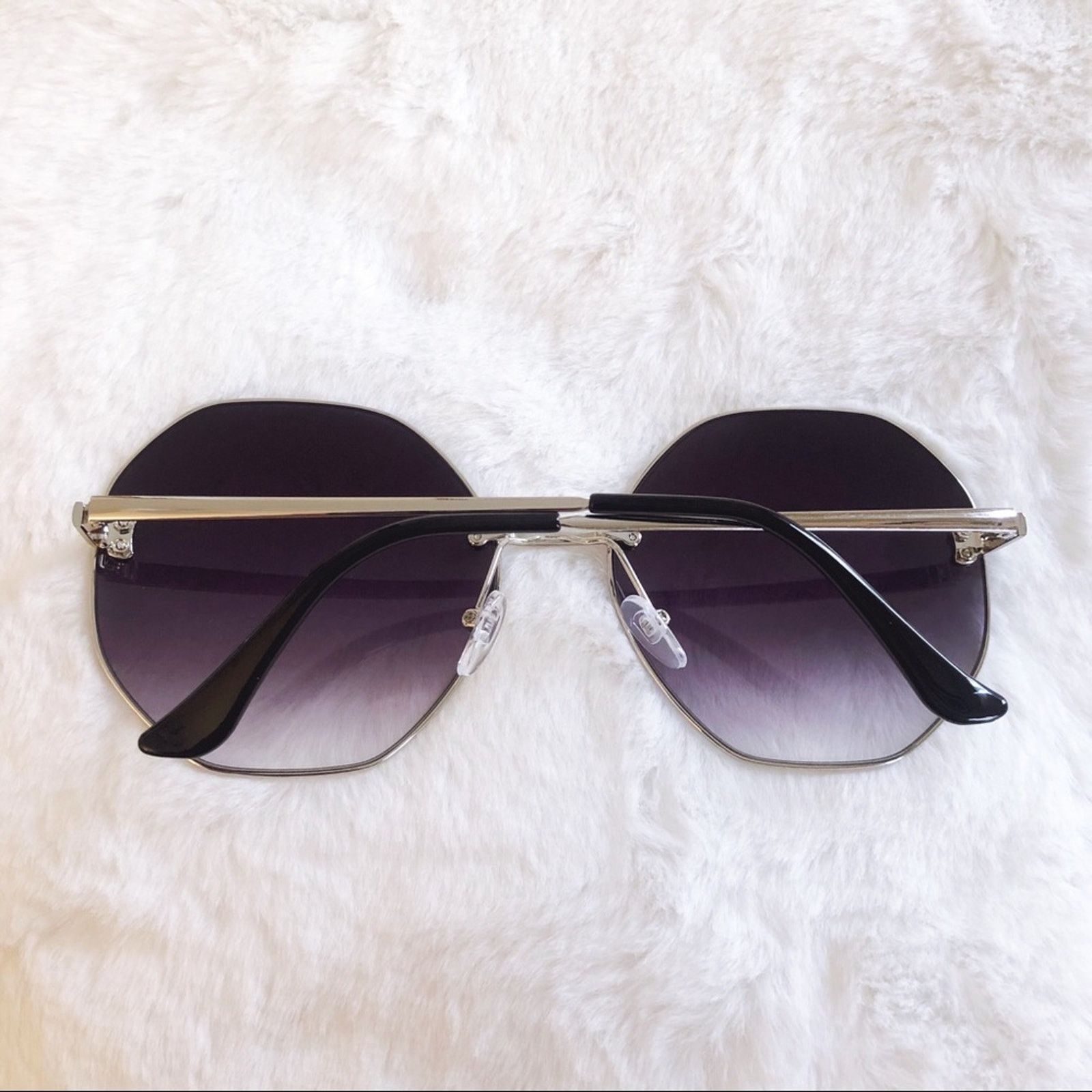 Other Ada Black Round Geometric Fashion Sunglasses Size ONE SIZE - 10 Thumbnail