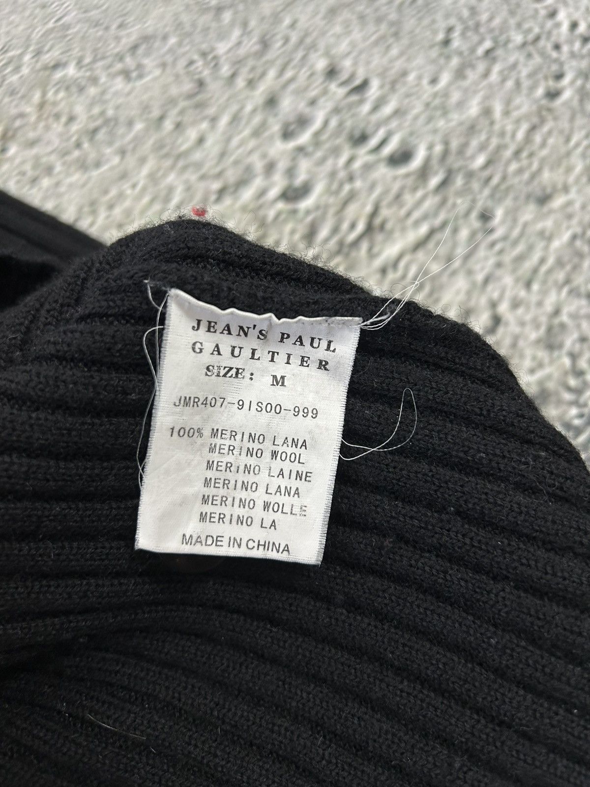 Jean Paul Gaultier Jean Paul Gaultier Jeans Sweater halfzip turtleneck black Size M / US 6-8 / IT 42-44 - 5 Thumbnail