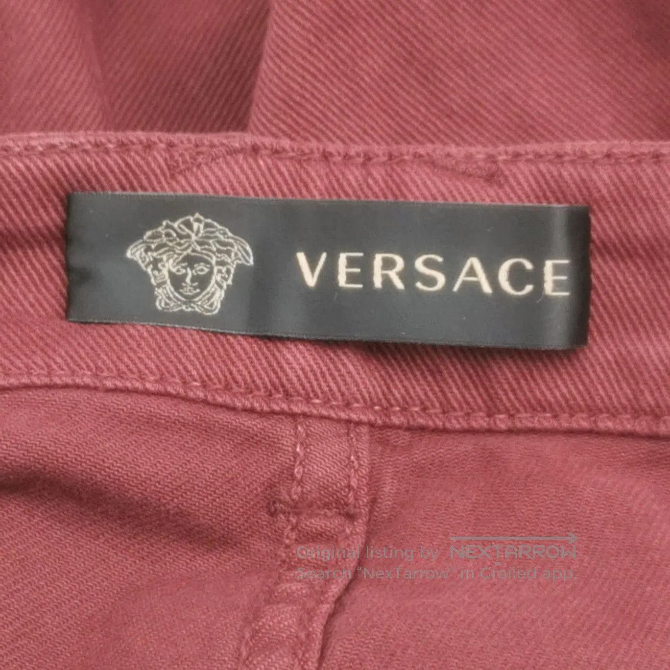 Versace Versace Cotton Solid Color Pants S/31. Size US 31 - 3 Thumbnail