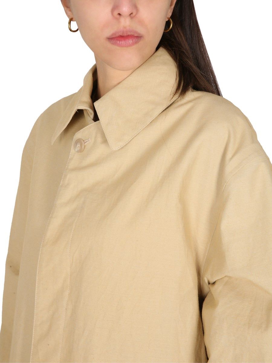 Maison Margiela o1y0625 Trench Coat in Beige Size XS / US 0-2 / IT 36-38 - 2 Thumbnail
