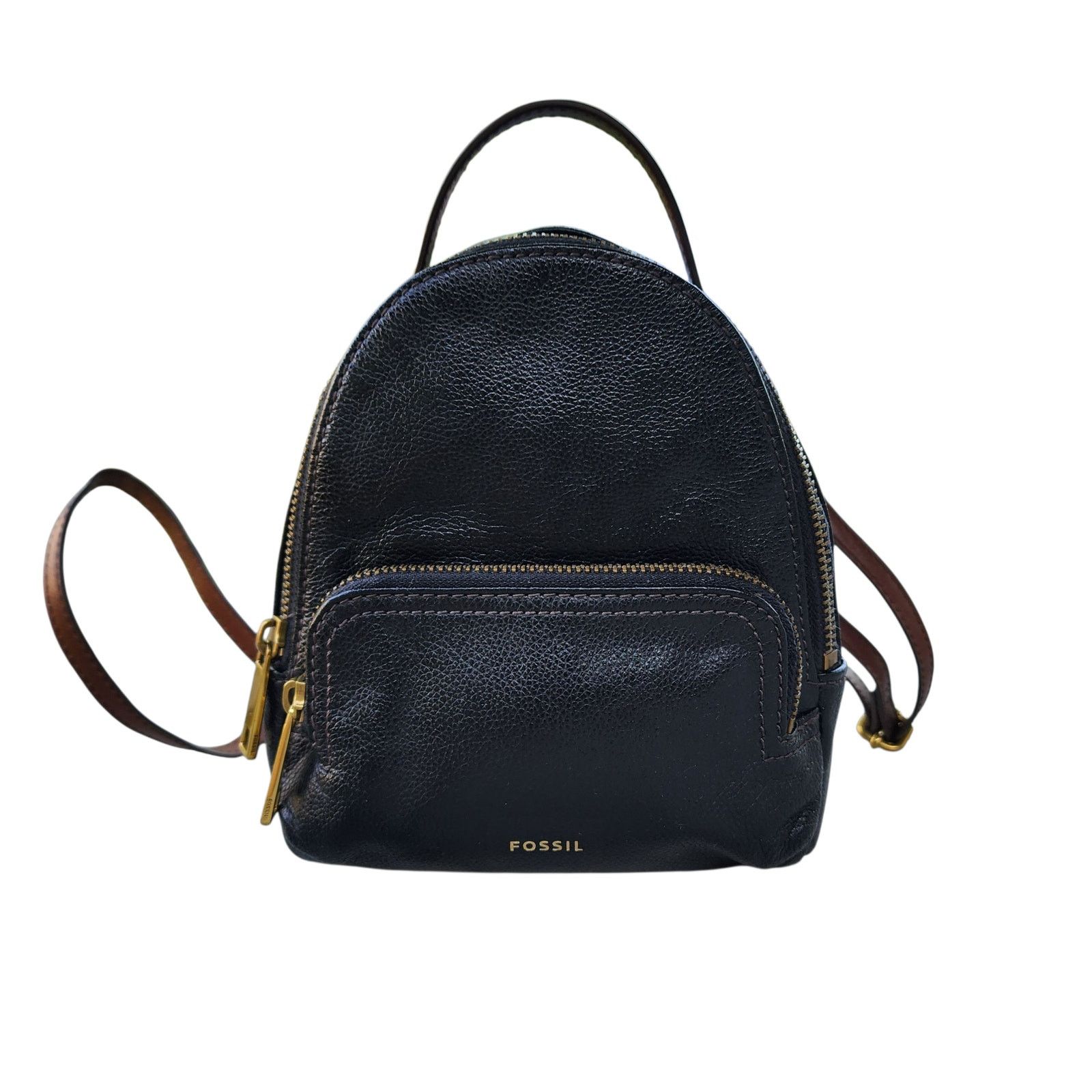 Fossil Fossil Felicity Color Block Leather Mini Backpack Size ONE SIZE - 13 Thumbnail