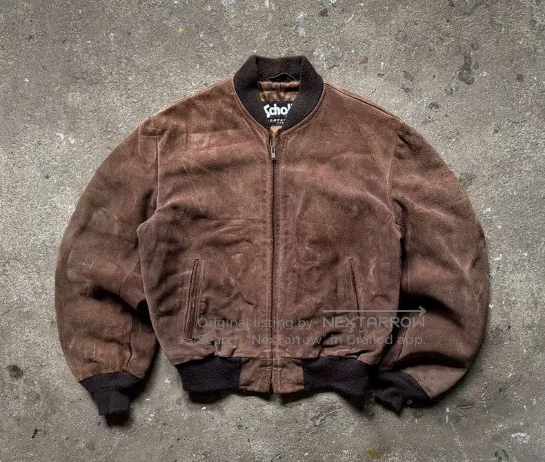 Schott Schott American vintage suede jacket Size US L / EU 52-54 / 3 - 5 Thumbnail