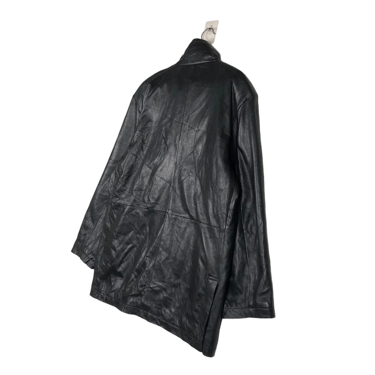 Japanese Brand 📌VINTAGE SOFT LEATHER BIKER JACKET NAUGHTY BIG POCKETS Size US L / EU 52-54 / 3 - 4 Thumbnail