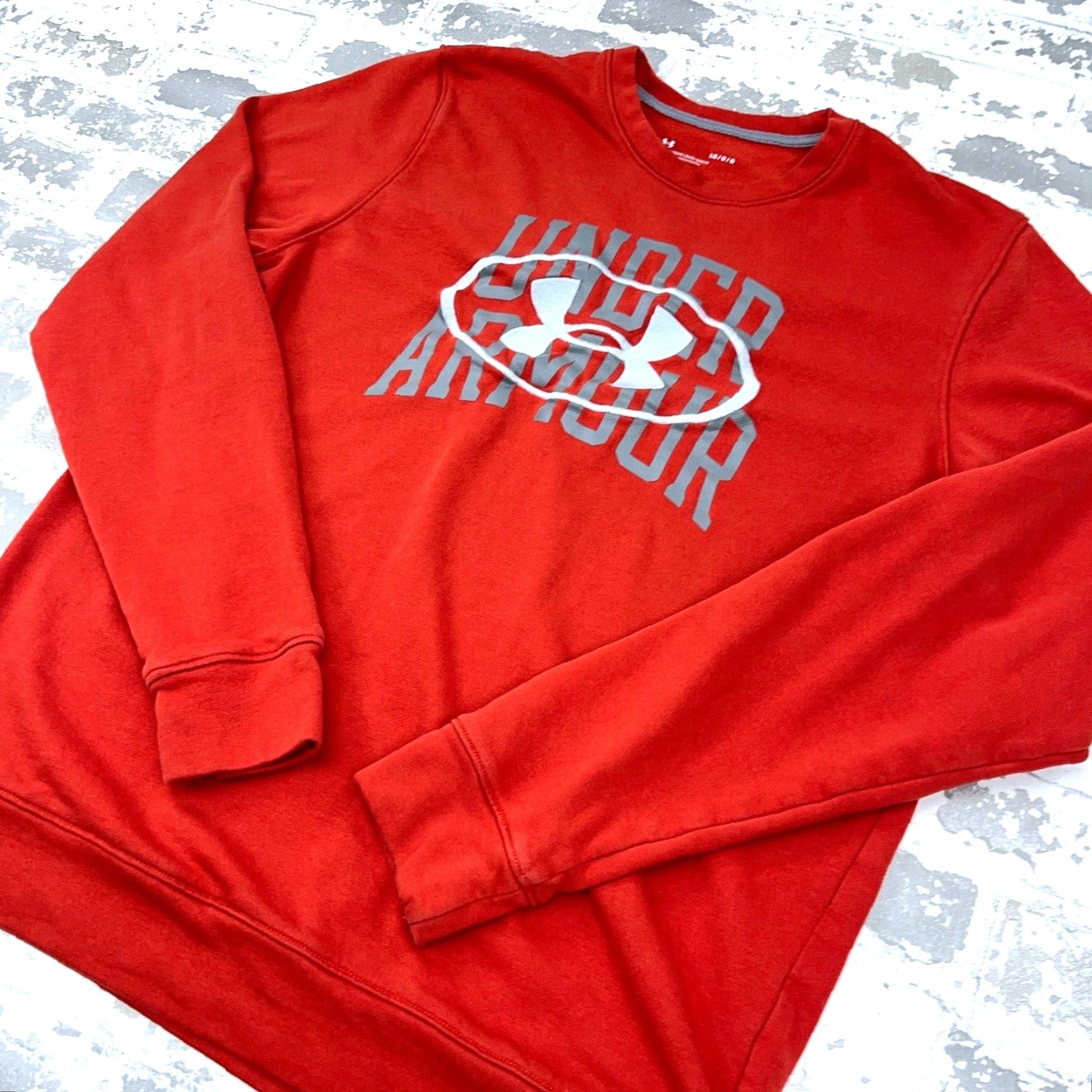 Under Armour Under Armour Sweatshirt Men L Orange Crew Neck Pullover Size US L / EU 52-54 / 3 - 2 Thumbnail