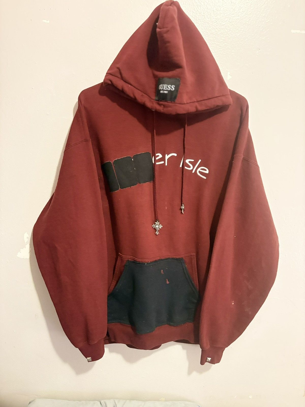 Guess Reworked Guess Hoodie — Custom , 1/1. Size US M / EU 48-50 / 2 - 1 Thumbnail