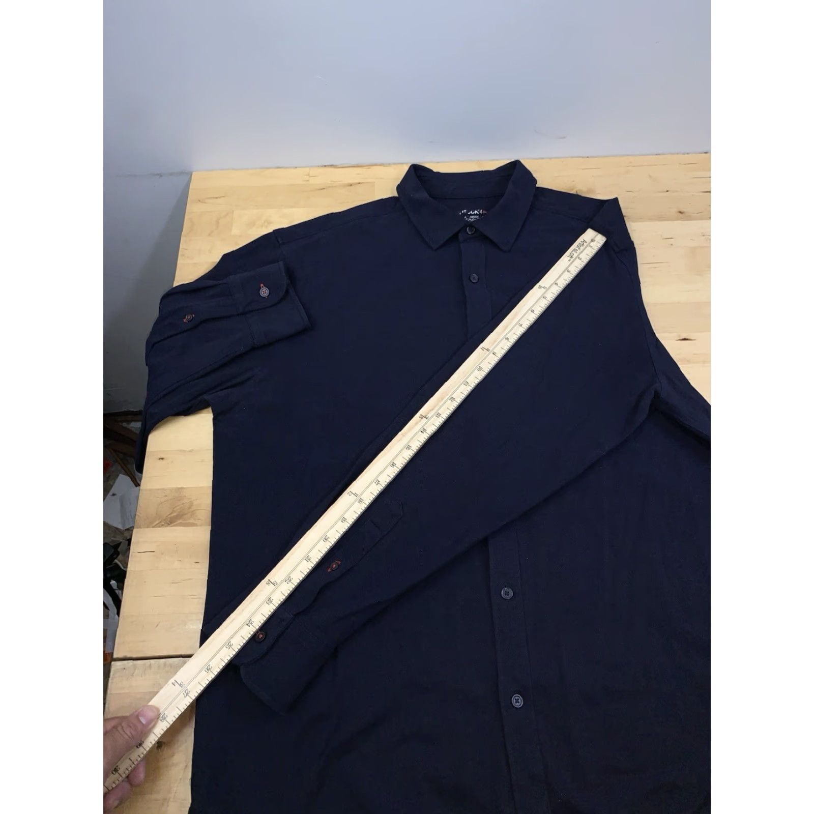 UNTUCKit UNTUCKit Button-Up Shirt Mens XL Blue Long Sleeve Casual Size US XL / EU 56 / 4 - 6 Thumbnail