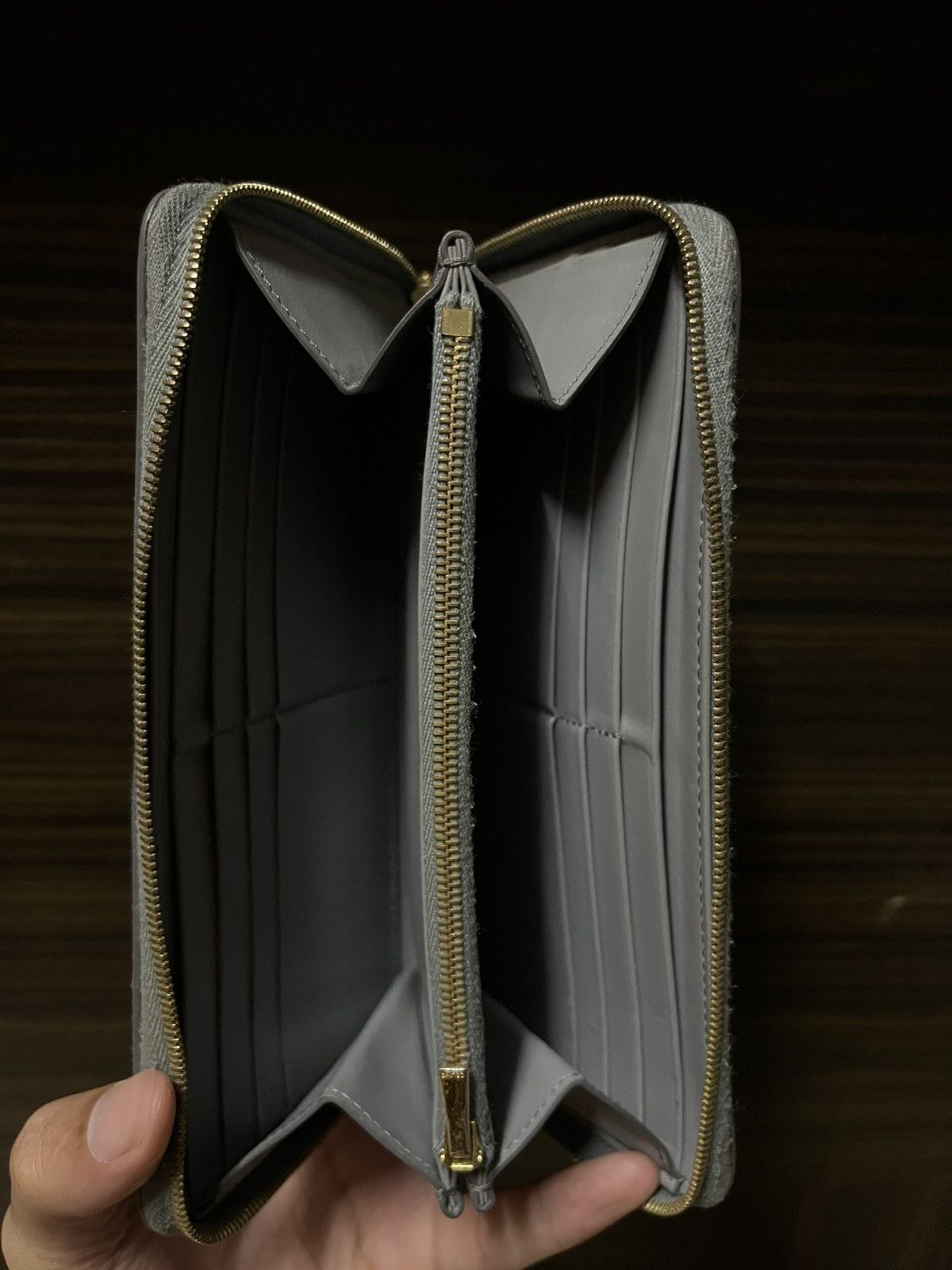 Celine Large Grained Calfskin Zip-around Long Wallet Size ONE SIZE - 5 Thumbnail