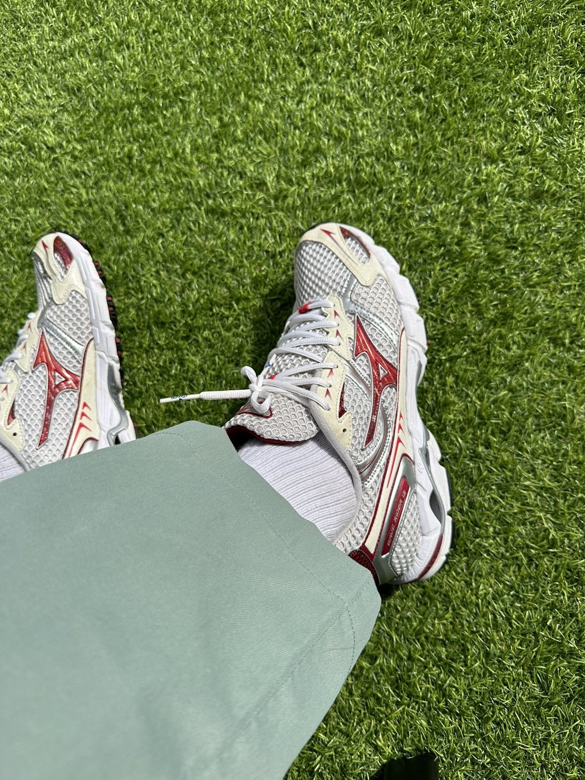 Japanese Brand × Mizuno 🔥 Mizuno Wave Rider 13 Vintage Running Shoes y2k Size US 9 / EU 42 - 15 Thumbnail
