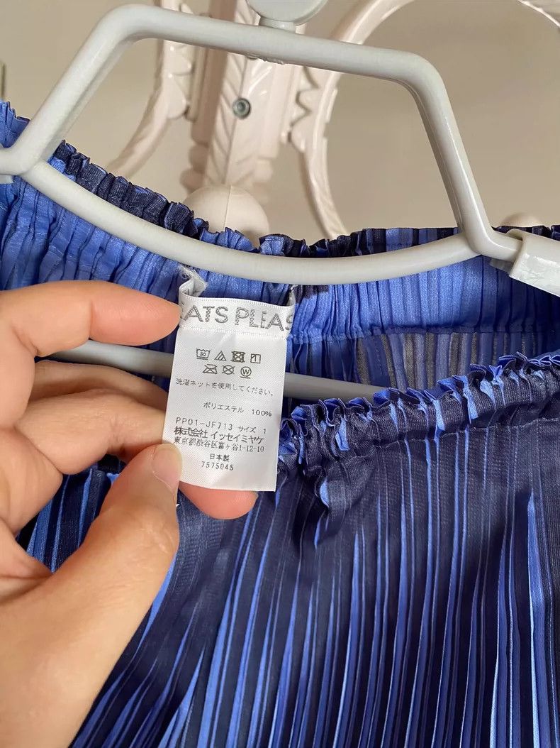 Issey Miyake issey miyake size:1 Blue skinny pants 2506-Nextarrow Size US 26 / EU 42 - 3 Thumbnail