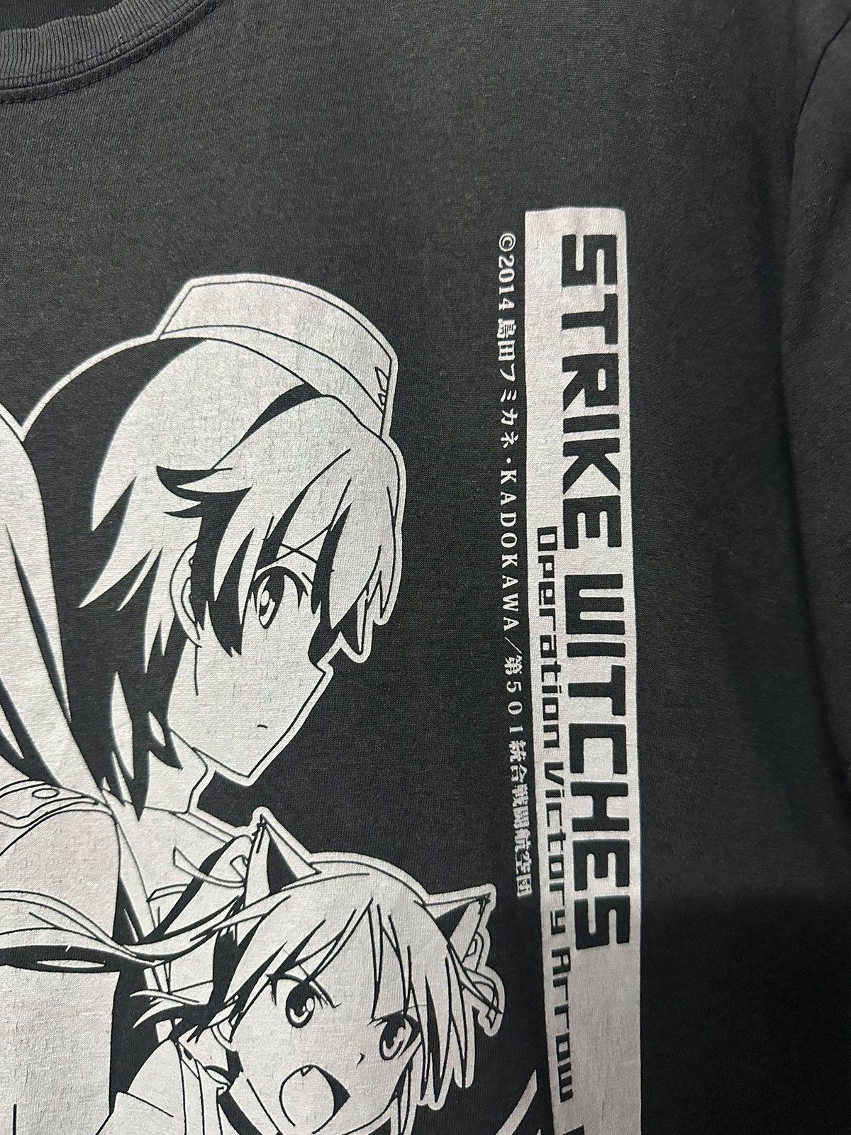 Anime × Vintage Vintage Anime Strike Witches Sun Faded Tee Size US XL / EU 56 / 4 - 3 Thumbnail