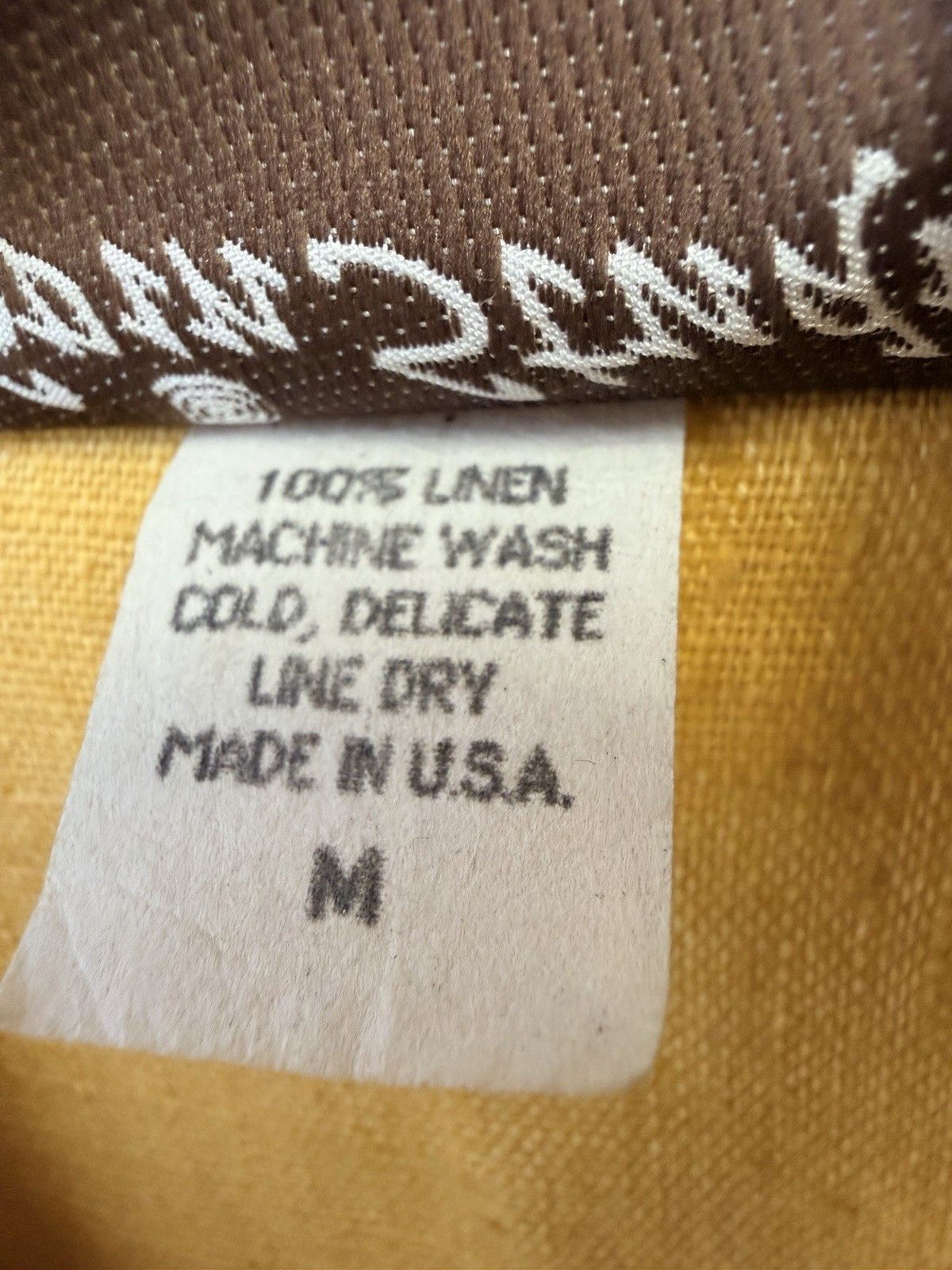 Other Spin Studio 100% Linen Women M Yellow Mustard Boxy USA Size M / US 6-8 / IT 42-44 - 9 Thumbnail
