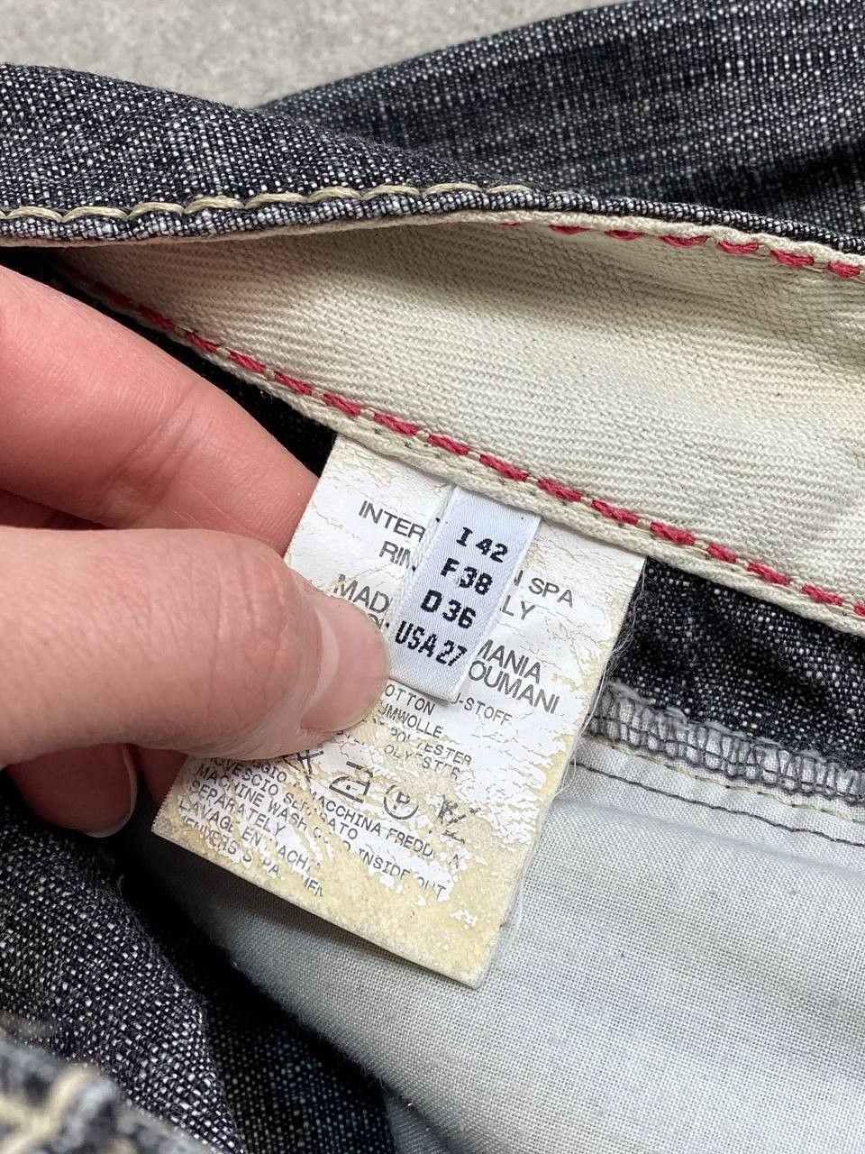 Marithe + Francois Girbaud Vintage Marithe + Francois Girbaud Buttons Denim Pants Size US 27 - 16 Thumbnail