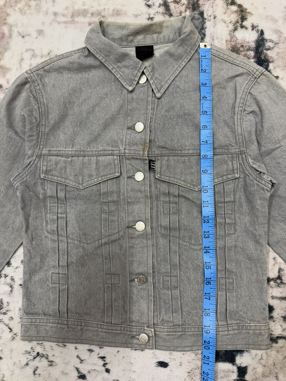 Xlarge Vintage Mini by Xlarge Cropped Denim Jacket Size XS / US 0-2 / IT 36-38 - 17 Thumbnail