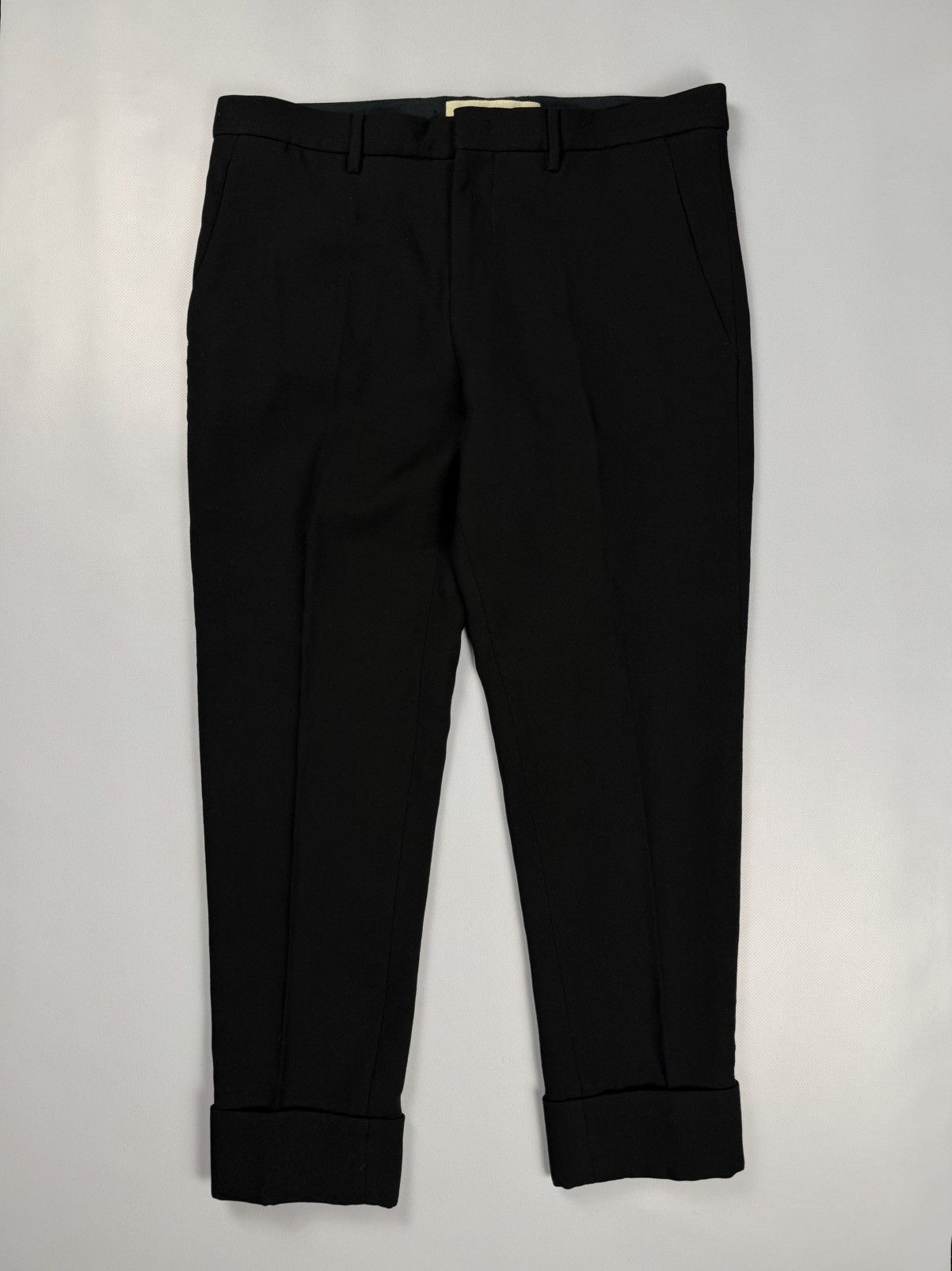 Marni Marni Wide Leg Cropped Pants Wool Size 30" / US 8 / IT 44 - 1 Thumbnail