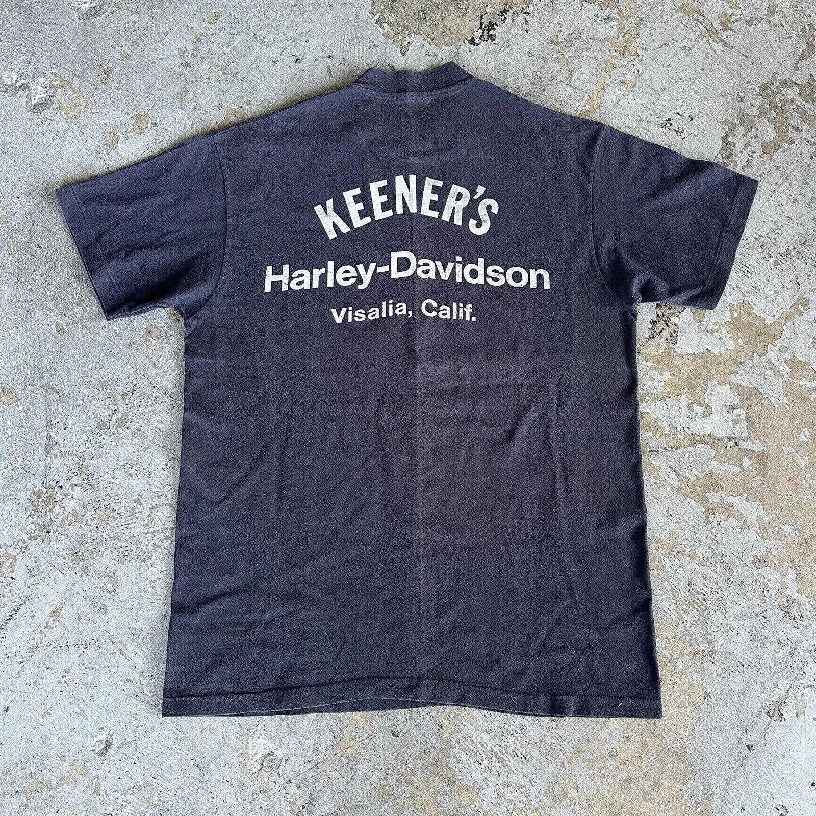 Harley Davidson × Vintage Vintage 70s Harley Davidson Anti Japan Tee 3D Emblem Size US L / EU 52-54 / 3 - 4 Thumbnail