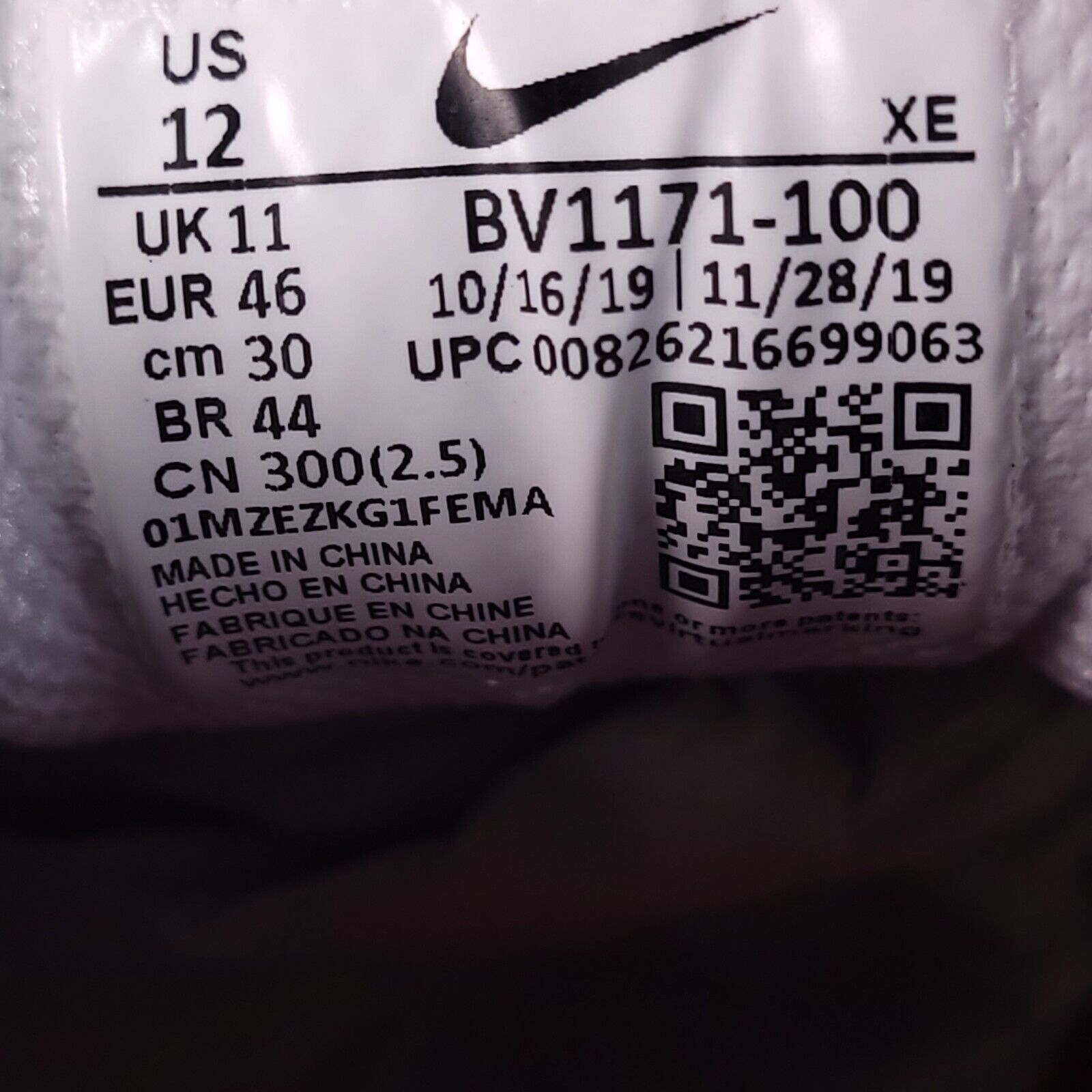 Nike Nike Air Max LTD 3 Shoe Mens Size 12 BV1171-100 White Black Size US 12 / EU 45 - 8 Thumbnail