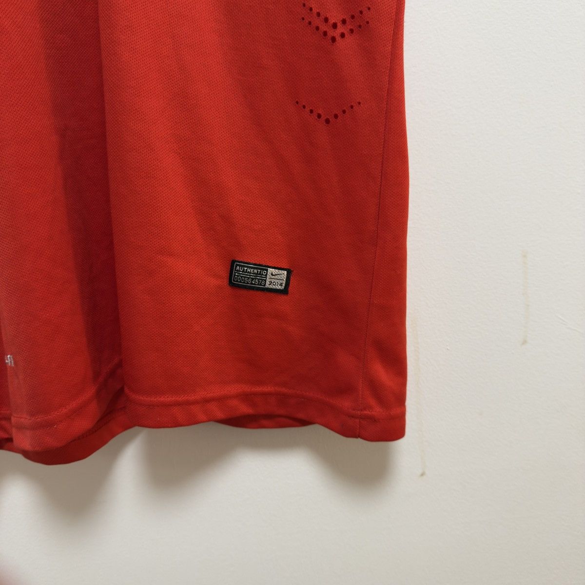 Nike × Vintage Nike 2014 Manchester United Soccer Jersey #14 Medium Size US M / EU 48-50 / 2 - 3 Thumbnail