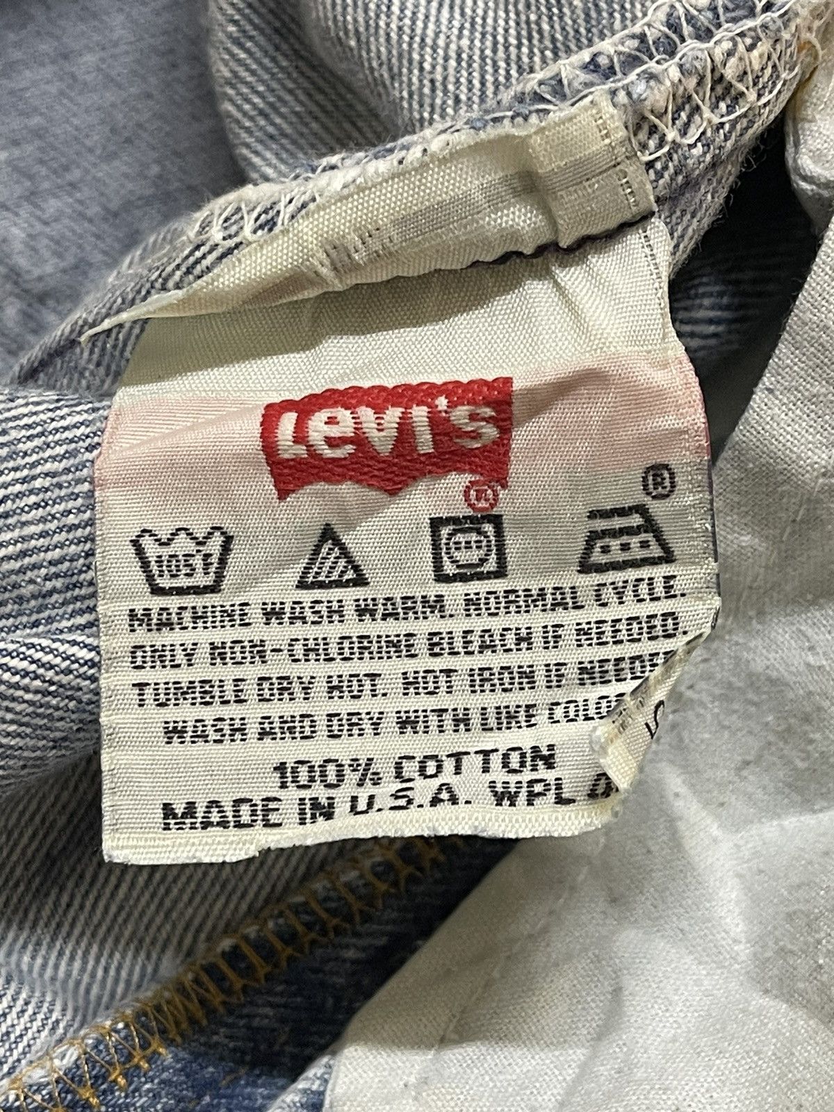 Levi's Vintage 90s Usa Levis 501 Blue Wash Style Jeans Size US 32 / EU 48 - 10 Thumbnail