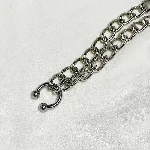 Japanese Brand Hip Hop C Shape Necklaces Size ONE SIZE - 3 Thumbnail