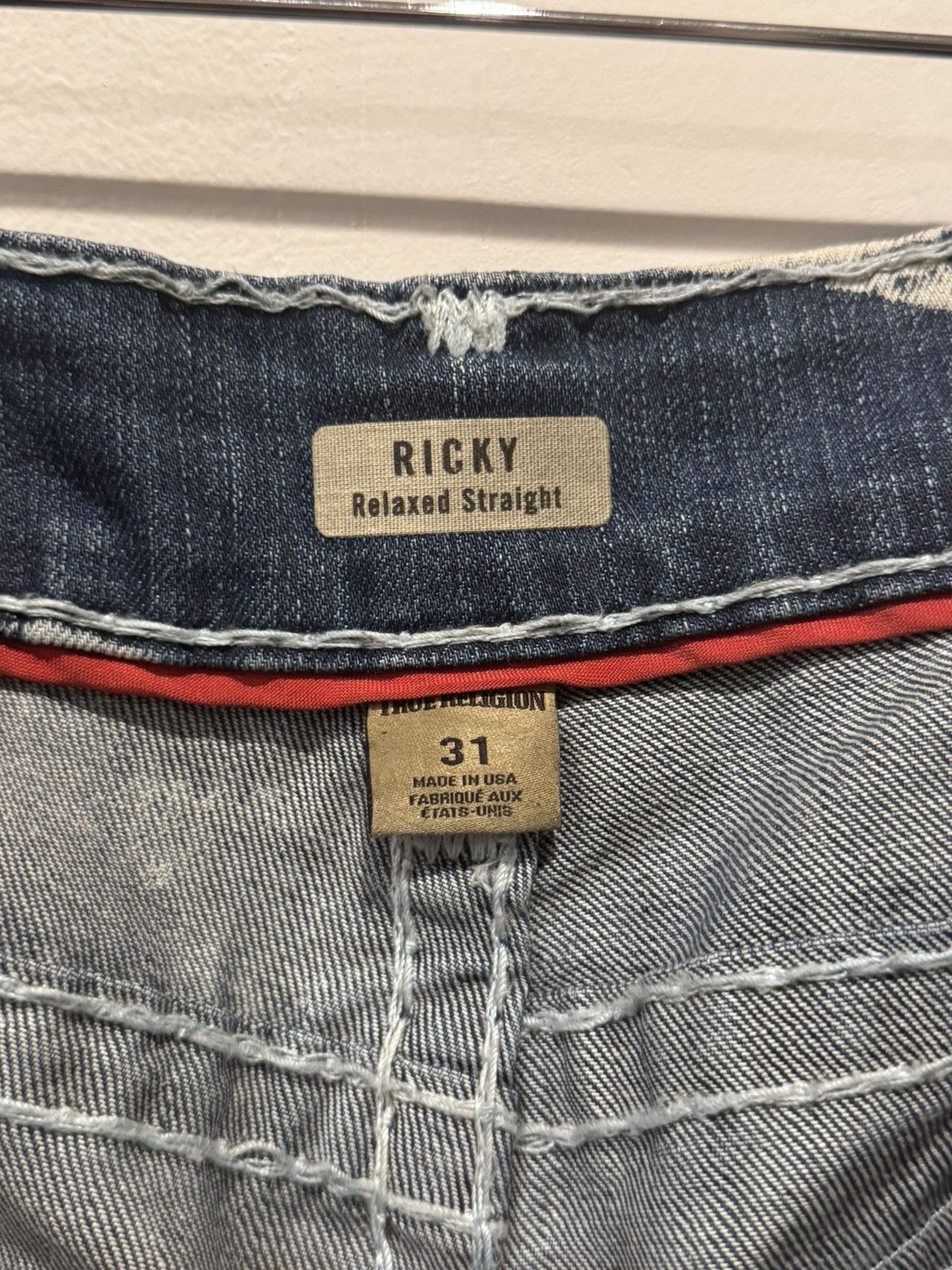 True Religion 1/500 True Religion Painted Jeans Size US 31 - 5 Thumbnail