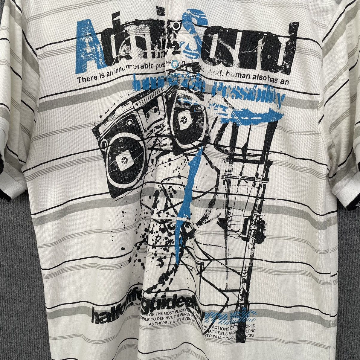 Affliction × If Six Was Nine × Japanese Brand Beaumont Carr Ifsixwasnine Affliction Cyber Gothic Polo Tee Size US XL / EU 56 / 4 - 2 Thumbnail