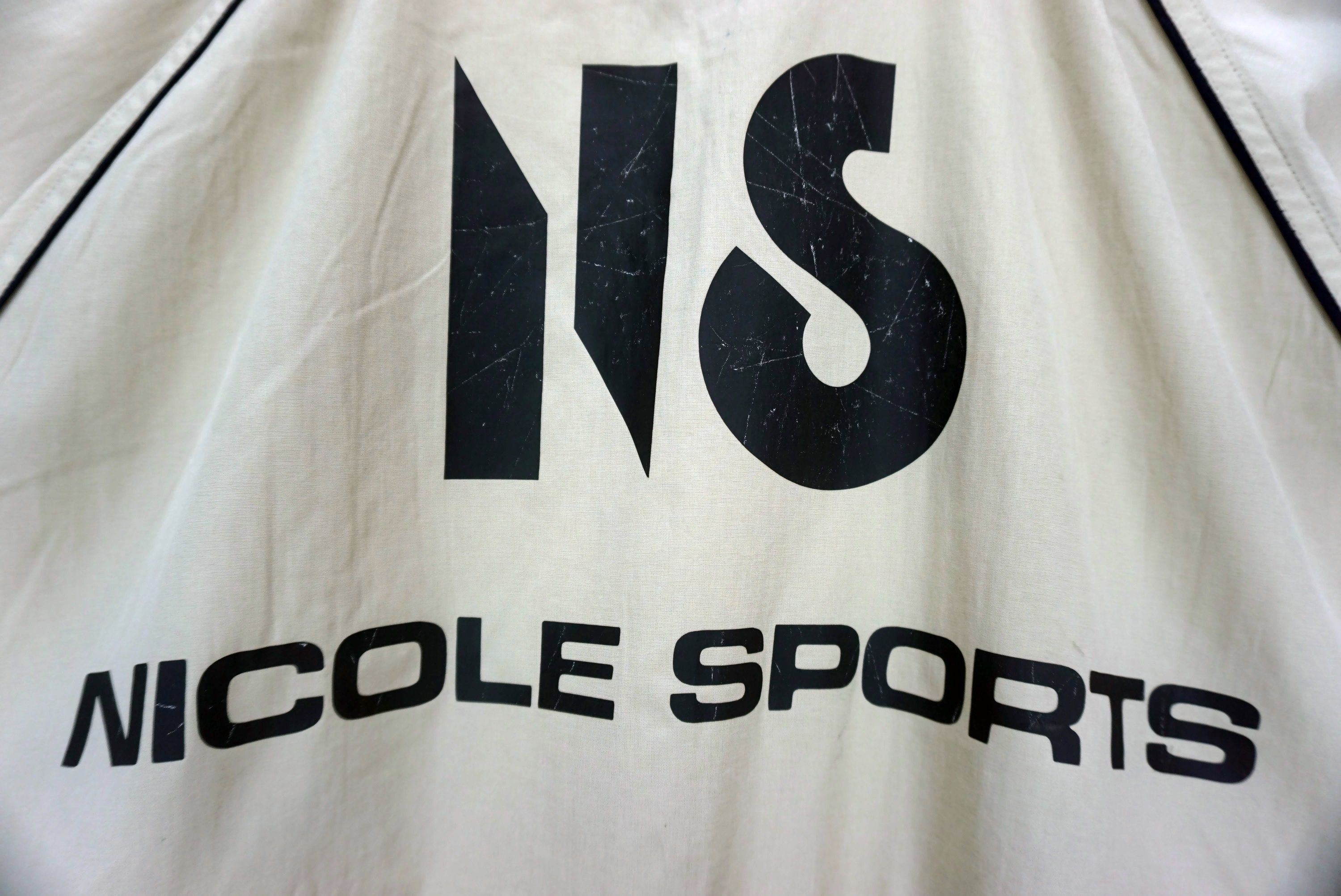 Japanese Brand Vintage Nicole Sports Spellout Windbreaker Golf Jacket Size US M / EU 48-50 / 2 - 11 Thumbnail