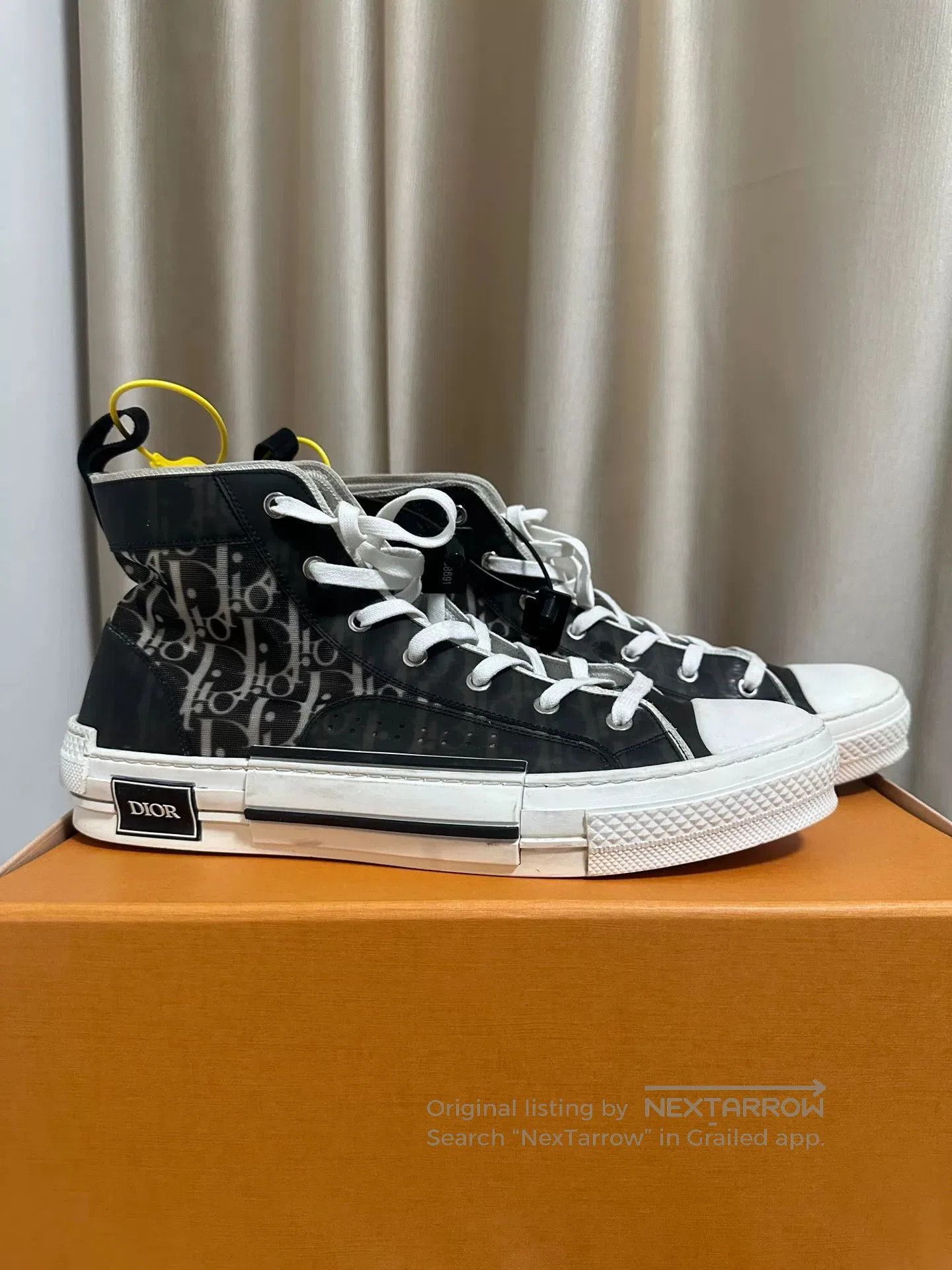 Dior Dior B23 Black and White High. Size US 12 / EU 45 - 3 Thumbnail