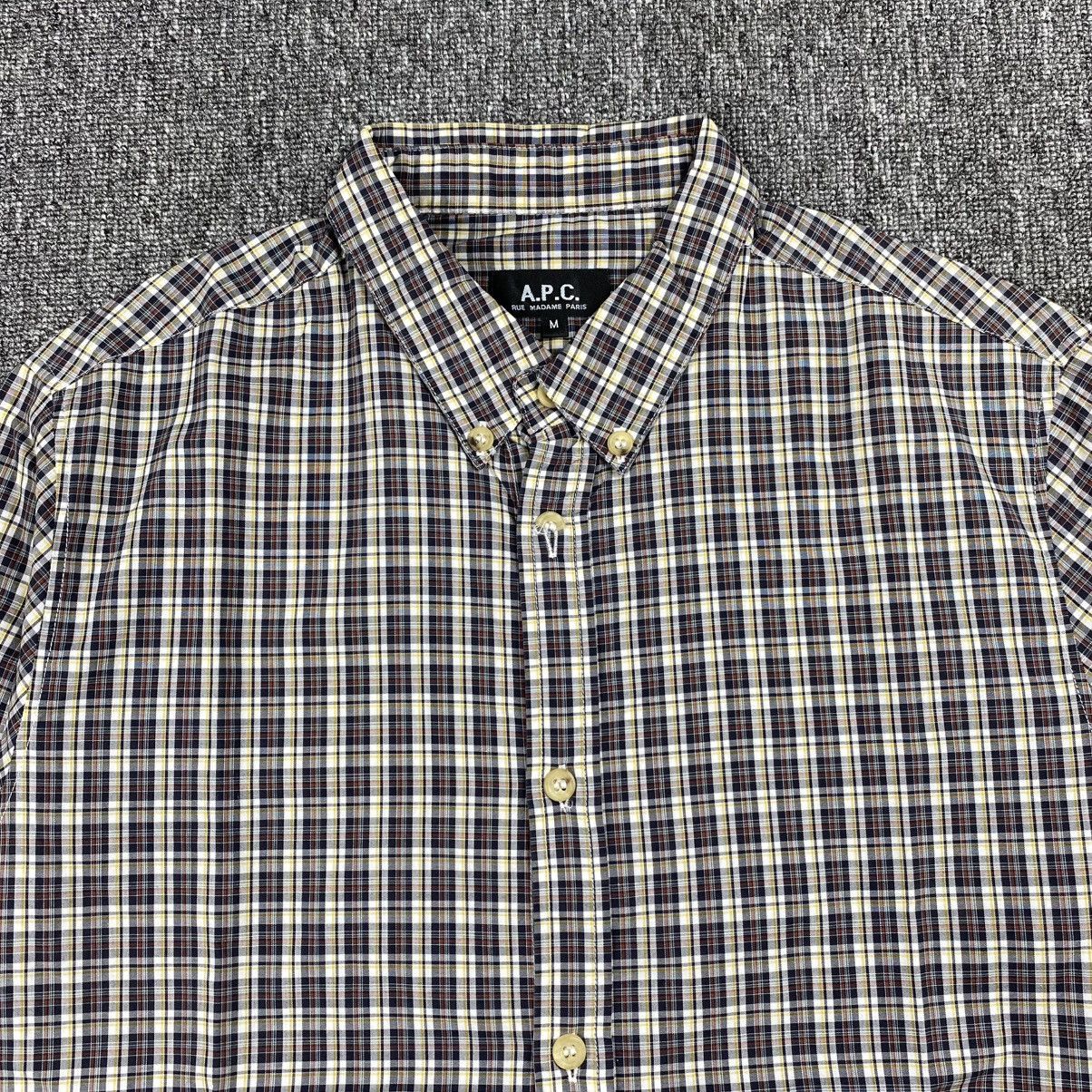 A.P.C. Vintage A.P.C. 90’s Y2K plaid Shirt Size US M / EU 48-50 / 2 - 2 Thumbnail