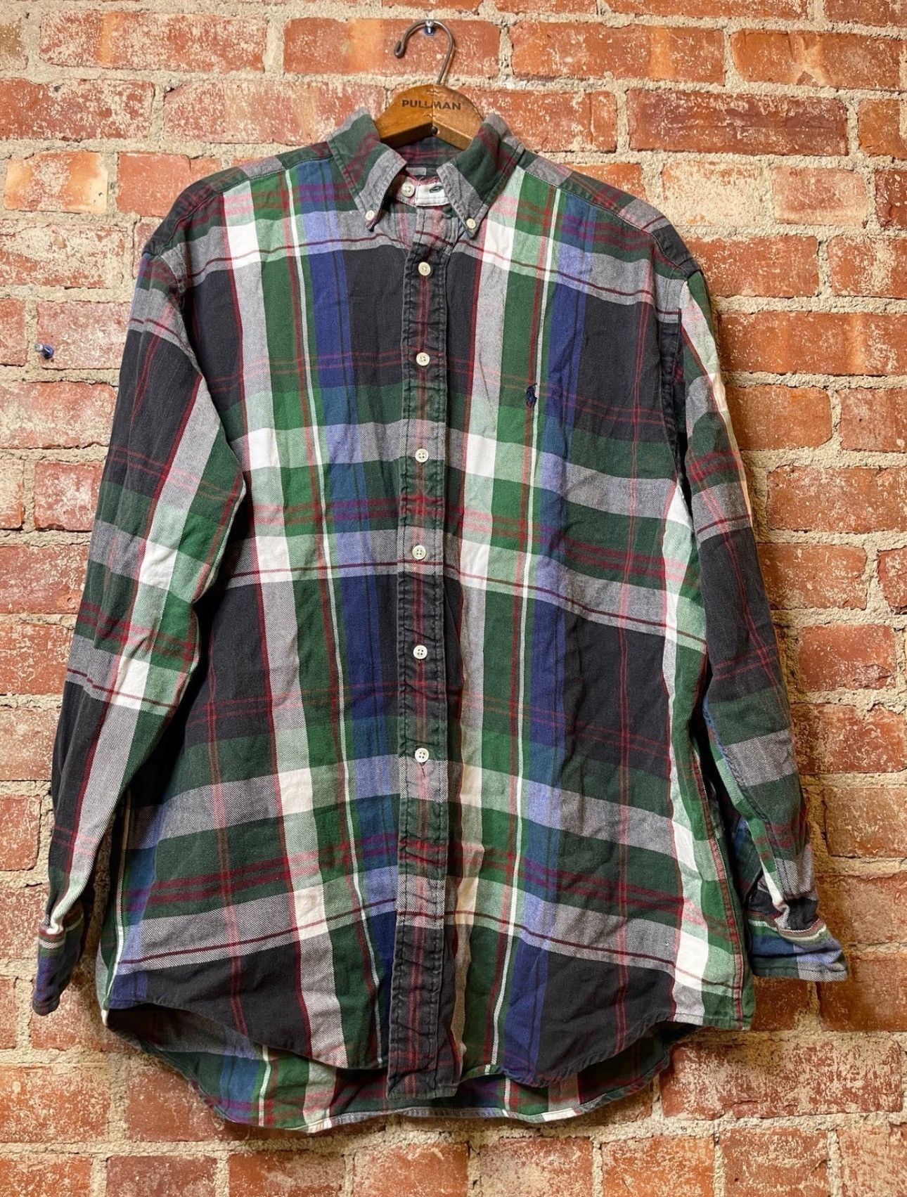Designer × Polo Ralph Lauren × Ralph Lauren Polo Ralph Lauren Plaid Flannel Button Up Shirt Size US M / EU 48-50 / 2 - 1 Thumbnail