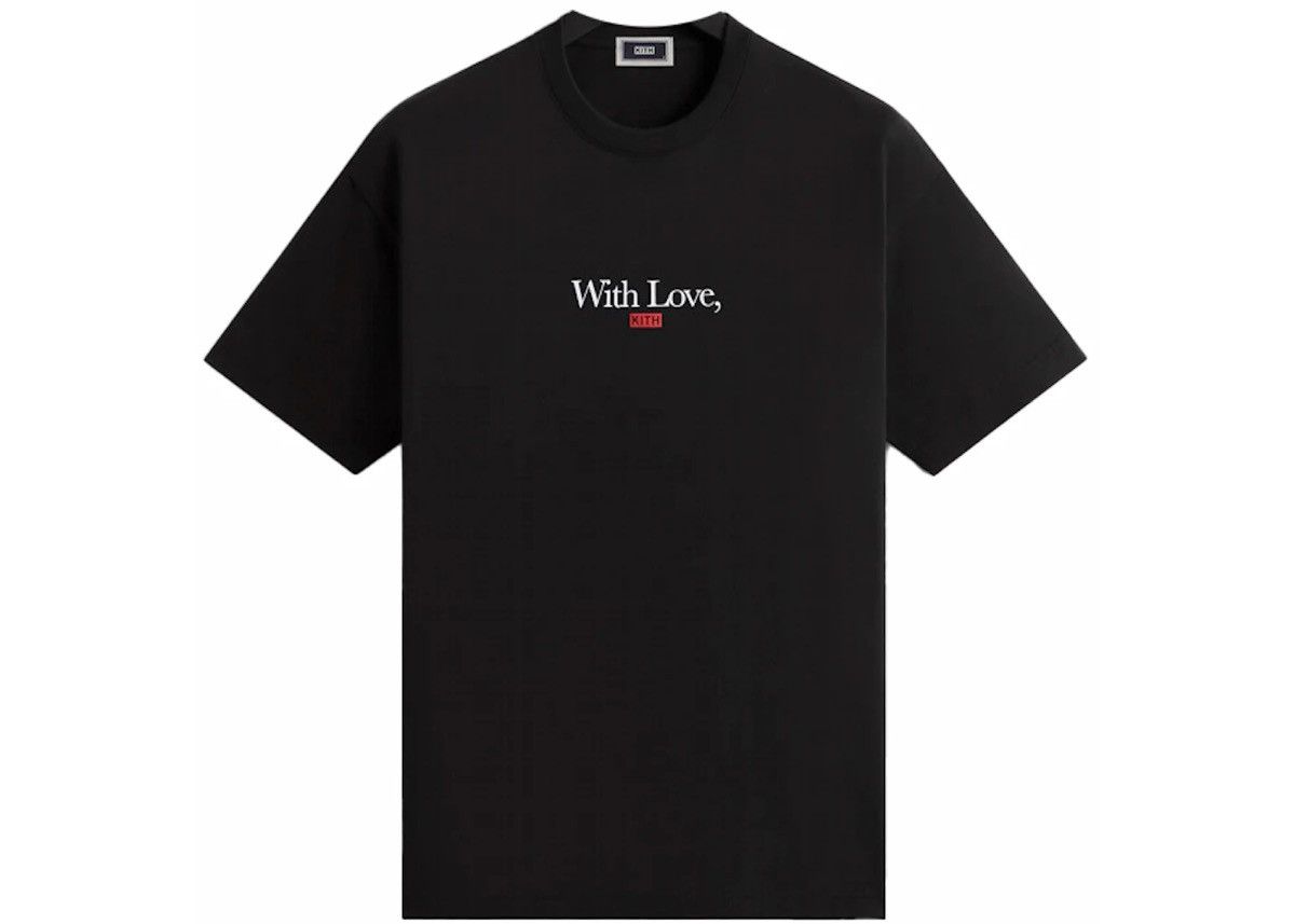 image of Kith With Love Tee - Black - , Men's (Size 2XL)