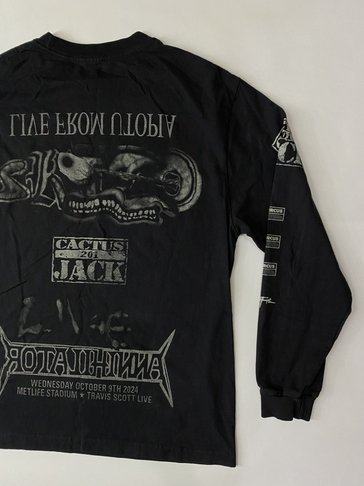 Band Tees × Travis Scott TRAVIS SCOTT UTOPIA TEE. Size US L / EU 52-54 / 3 - 6 Thumbnail