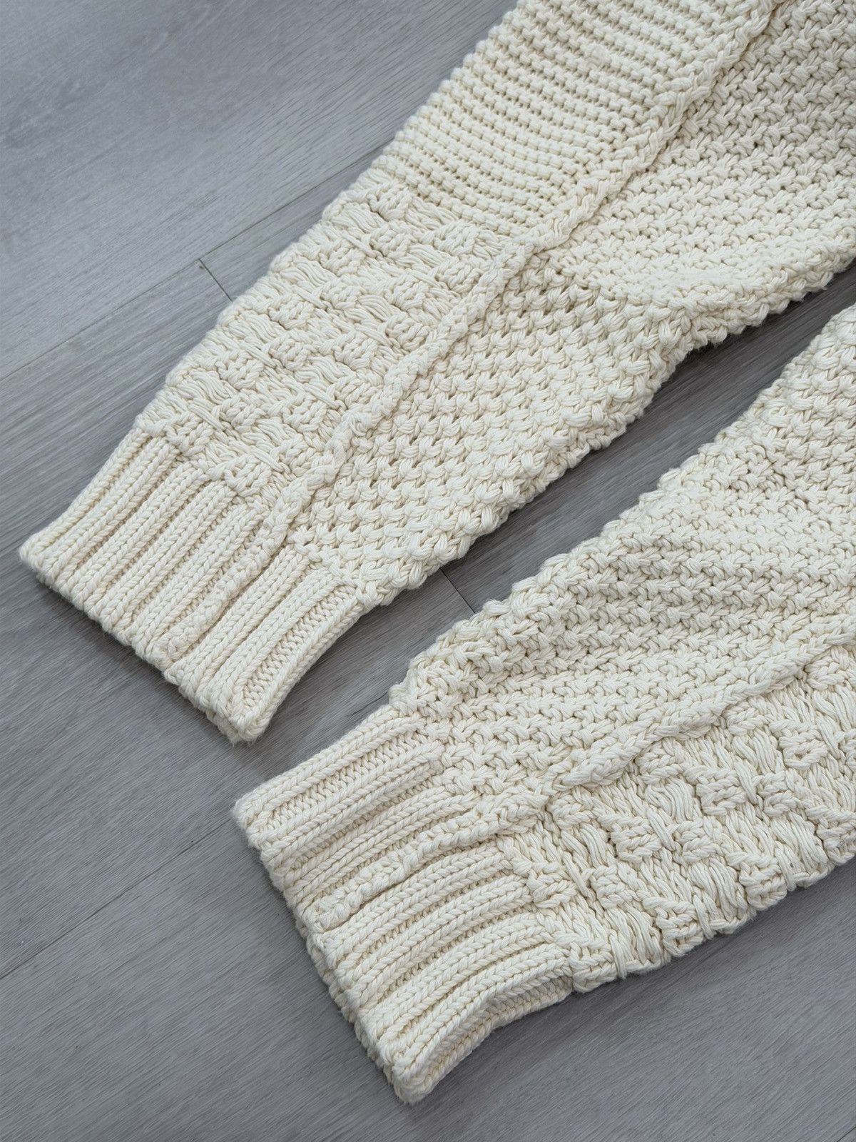 JW Anderson JW Anderson SS20 Cotton Patch Work Heavyweight Knit Sweater Size US XL / EU 56 / 4 - 6 Thumbnail