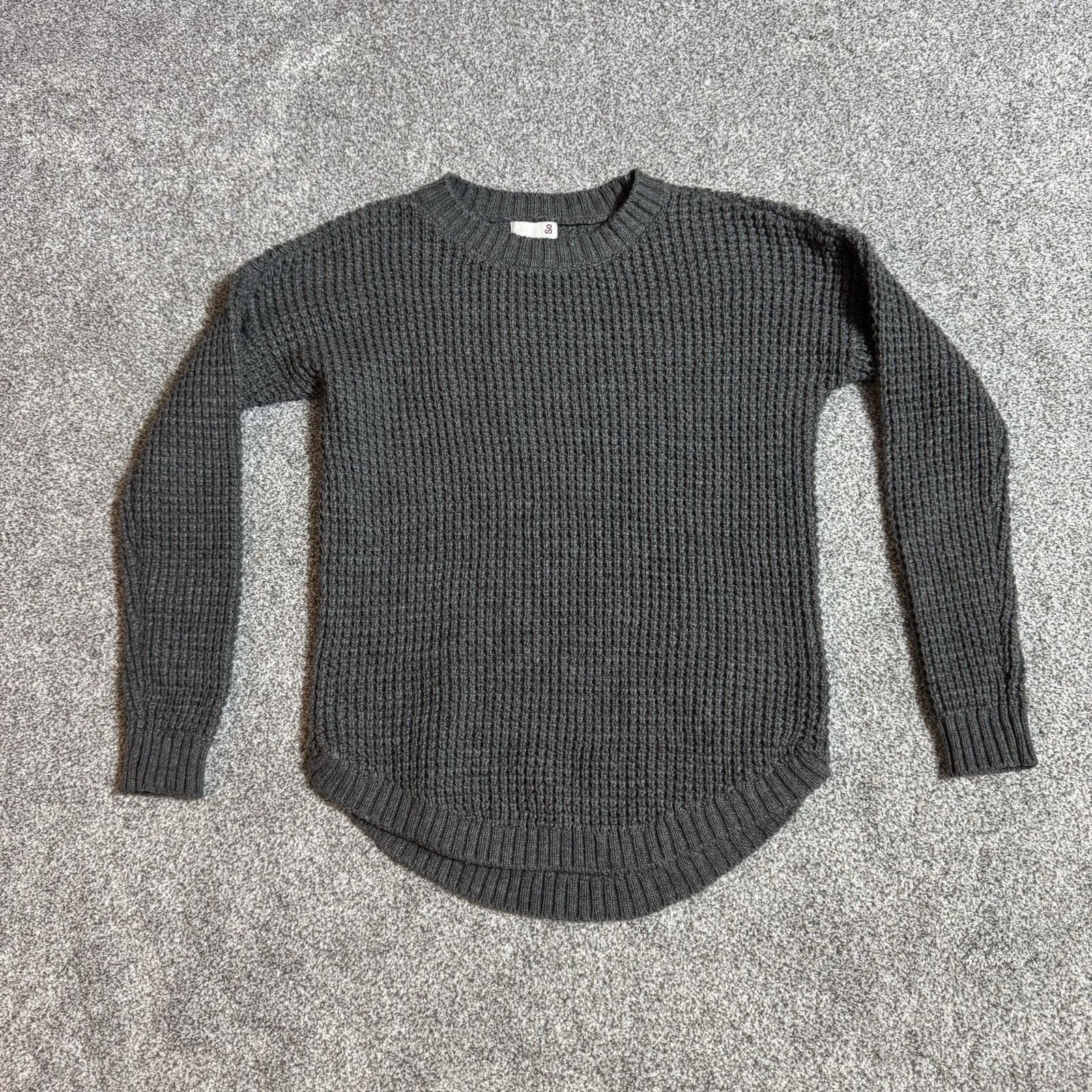 Other Lagenlook Sweater Womens S Thermal Waffle Knit Grandpacore Size S / US 4 / IT 40 - 1 Thumbnail
