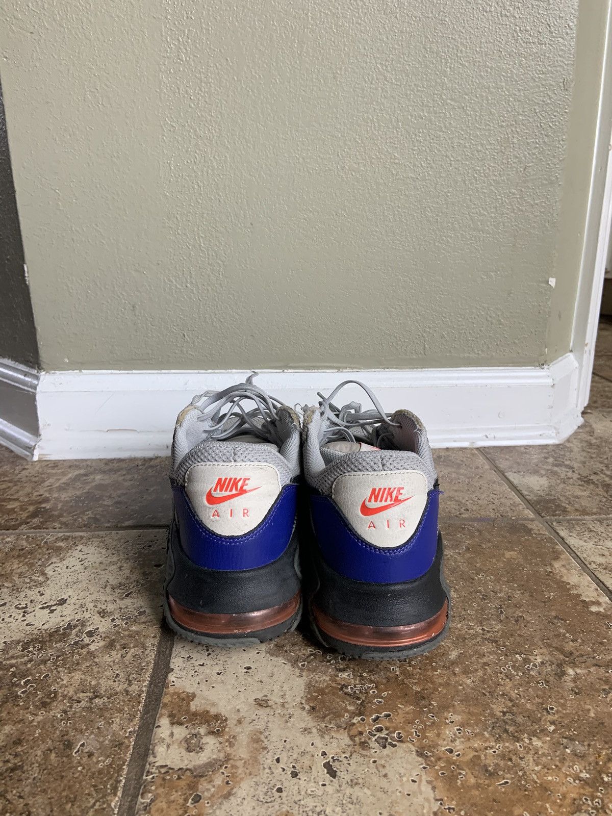 Nike Nike Air Max 90 grey and blue trainers Size US 10.5 / EU 43-44 - 4 Thumbnail