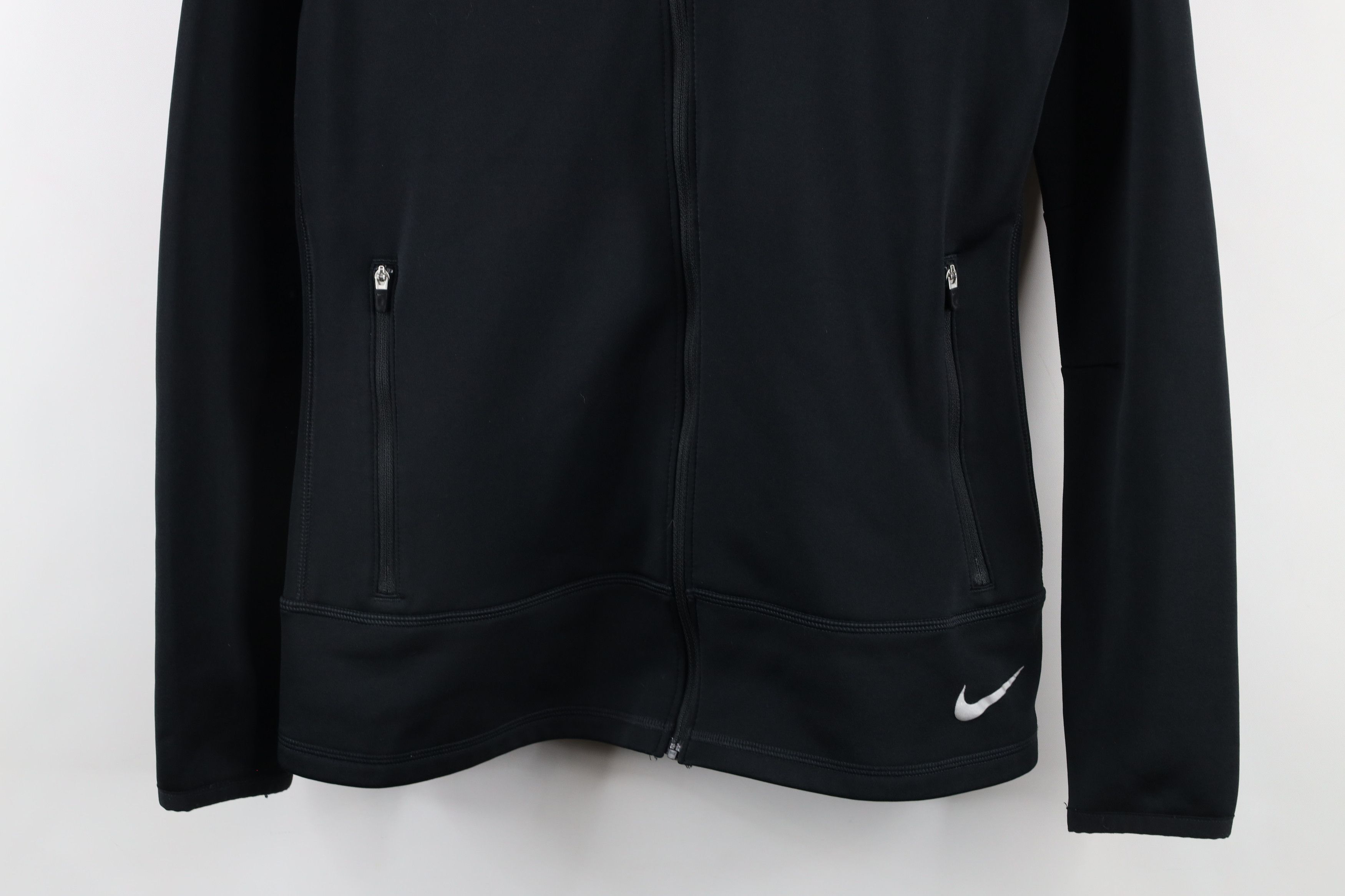 Nike × Vintage Nike Golf Therma Fit State University Full Zip Jacket Black Size S / US 4 / IT 40 - 3 Thumbnail