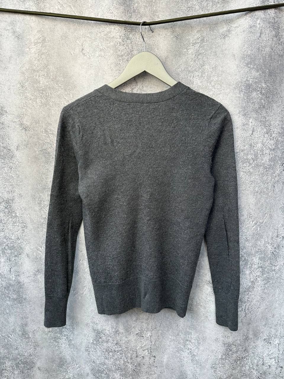 Ralph Lauren Sport × Vintage Ralph Lauren Sport Wool Cardigan Vintage Gray Long Sleeve Size M / US 6-8 / IT 42-44 - 3 Thumbnail