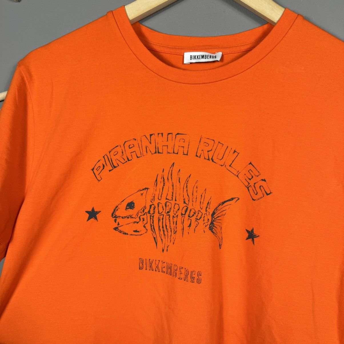 Dirk Bikkembergs Dirk Bikkembergs Piranha Rules T-shirt Size US L / EU 52-54 / 3 - 2 Thumbnail